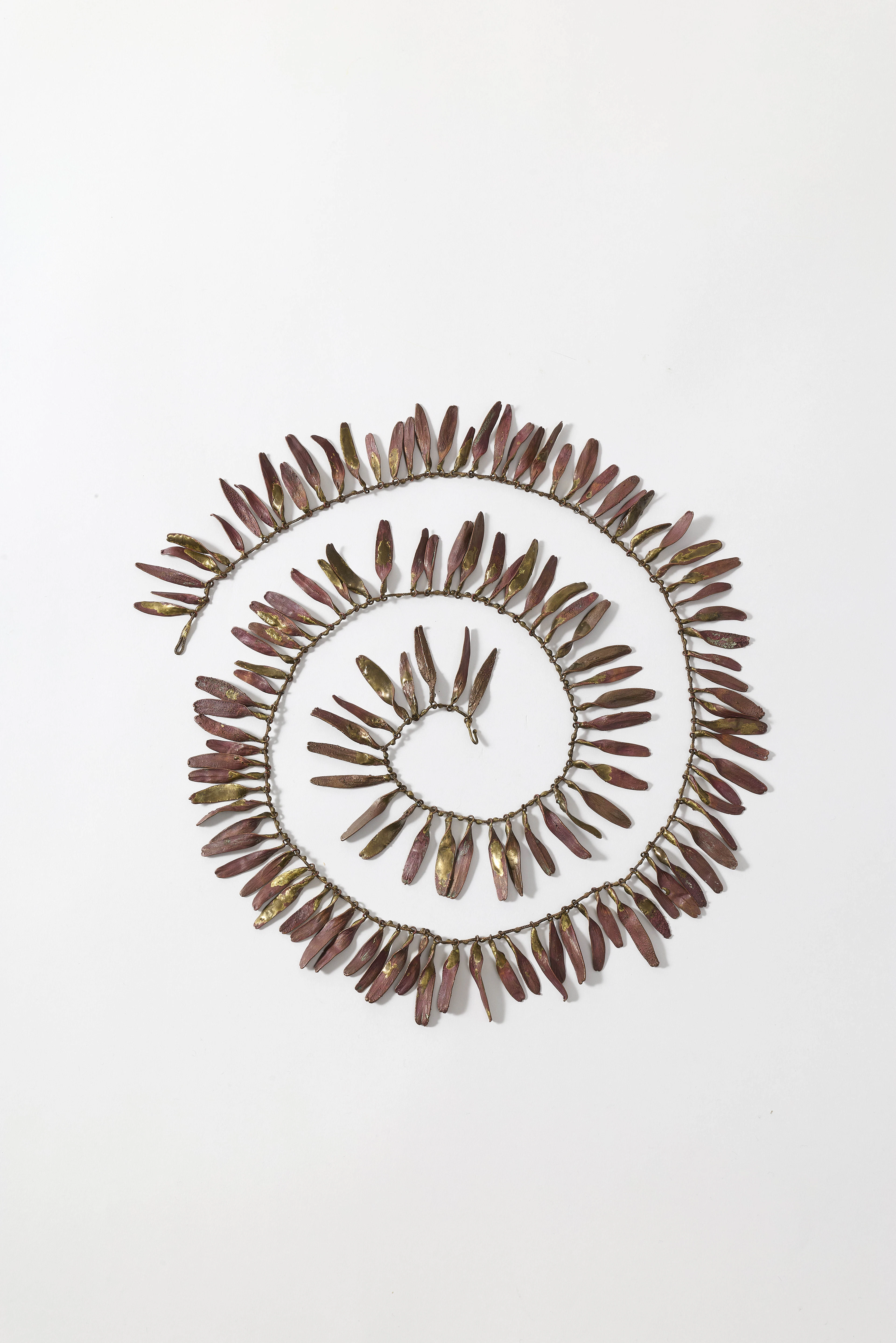 Claude LALANNE 1925 - 2019 Sautoir « Mille Feuilles » – circa 1980