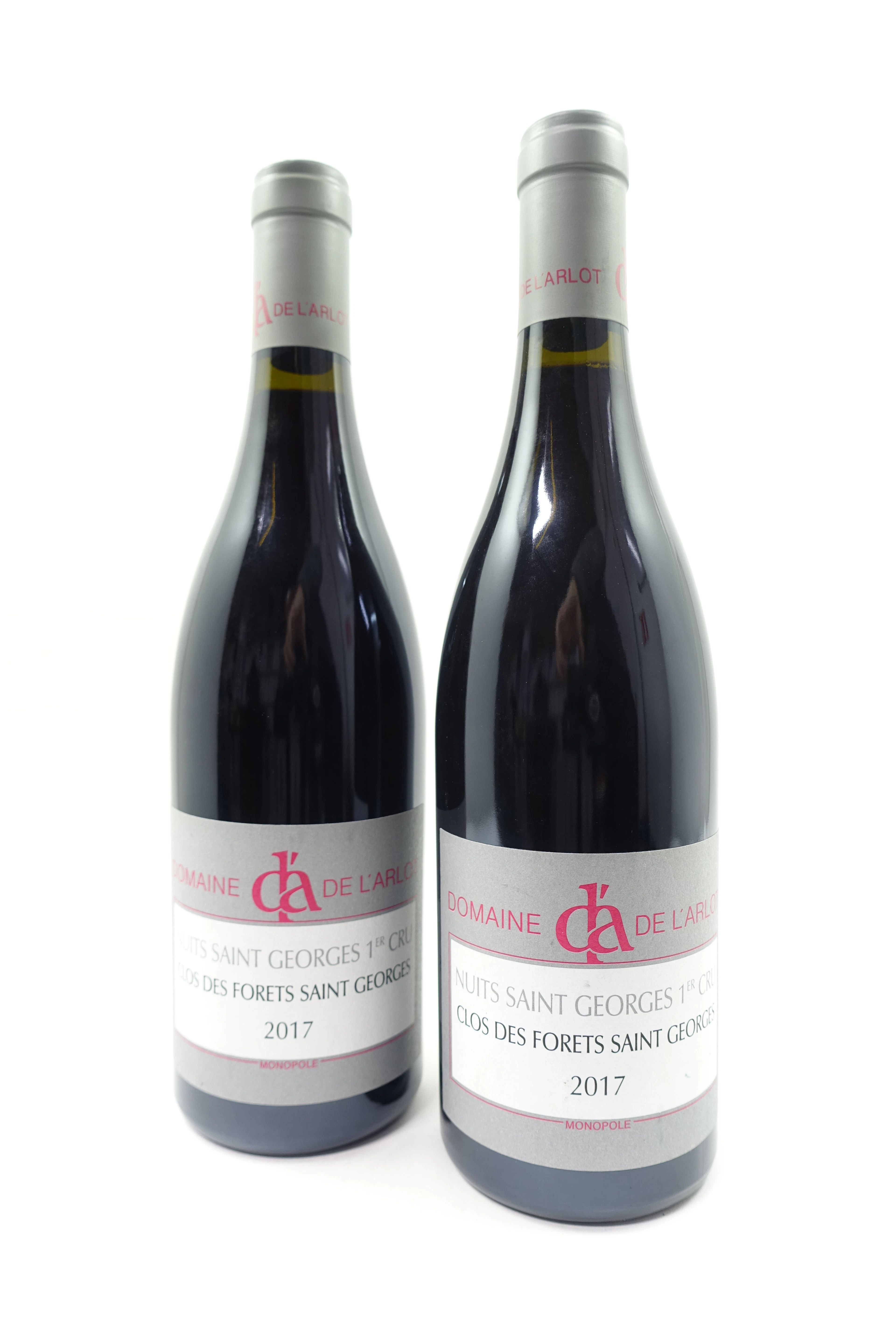 2 bts NUITS SAINT GEORGES 2017 1er Cru Clos des Forêts Saint Georges.