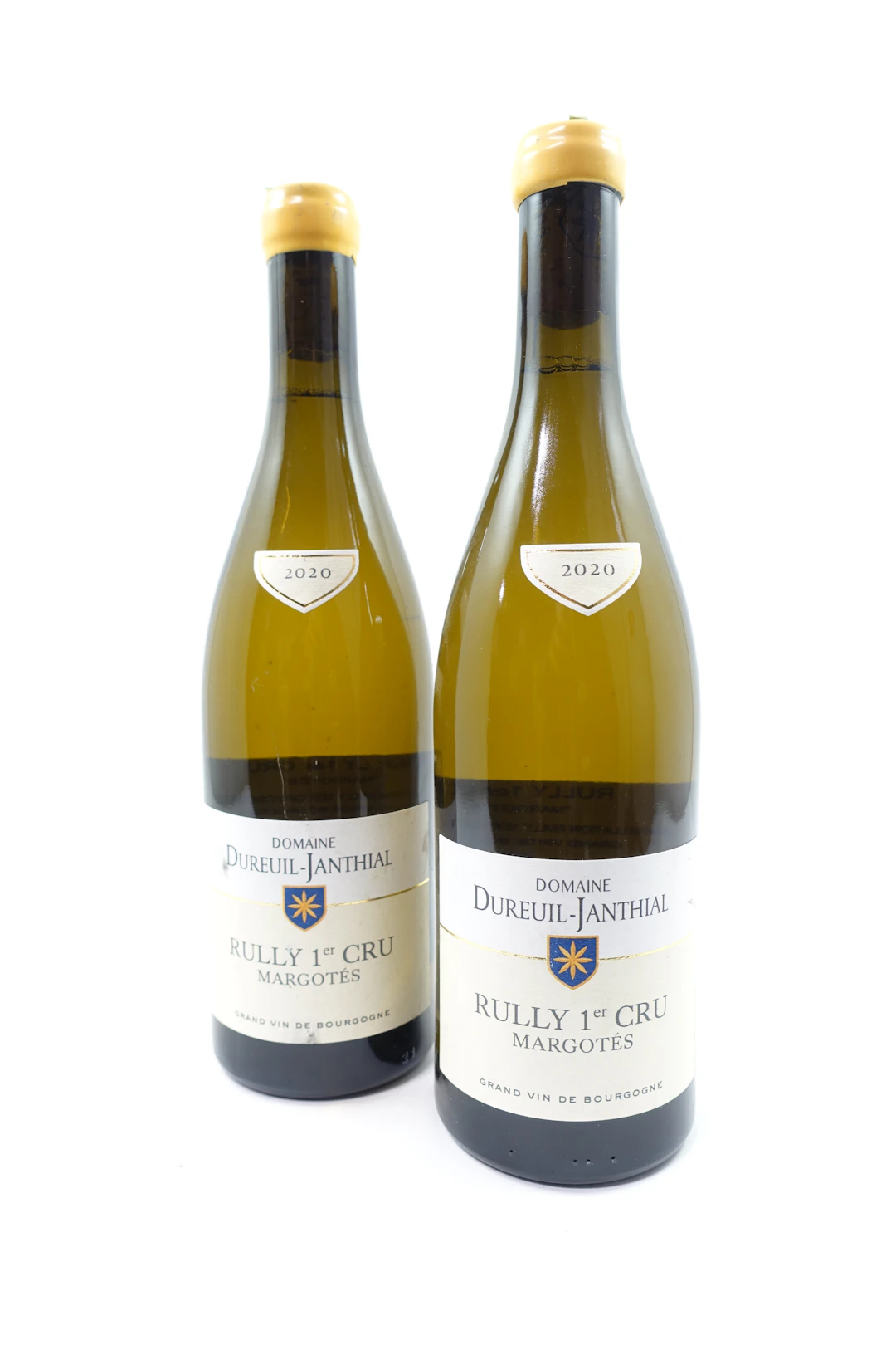 2 bts RULLY 2020 (blanc) 1er Cru Les Margotes. Domaine Dureuil Janthial