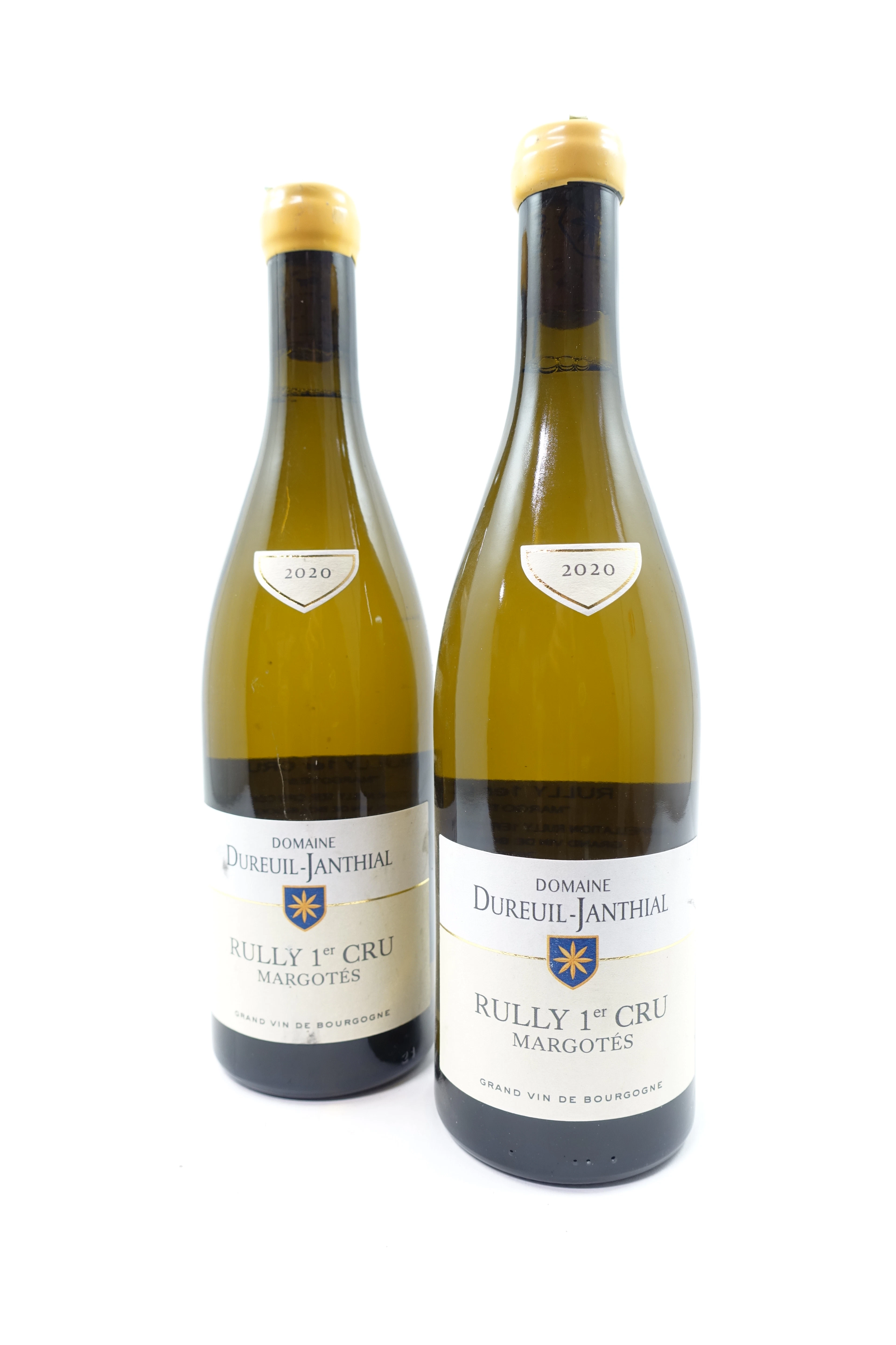 2 bts RULLY 2020 (blanc) 1er Cru Les Margotes. Domaine Dureuil Janthial