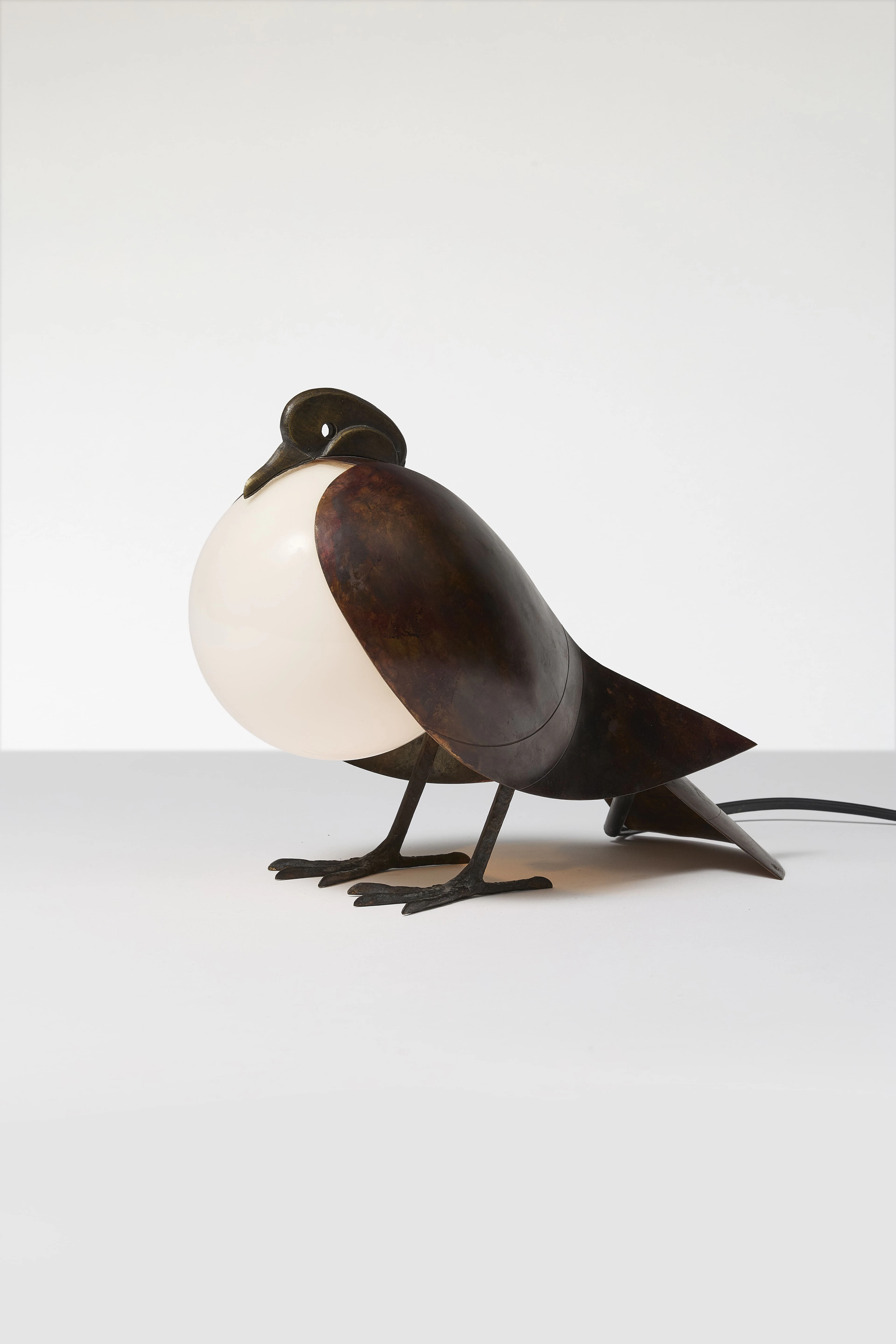 François-Xavier LALANNE 1927-2008 Lampe de table "Pigeon" - 1991
