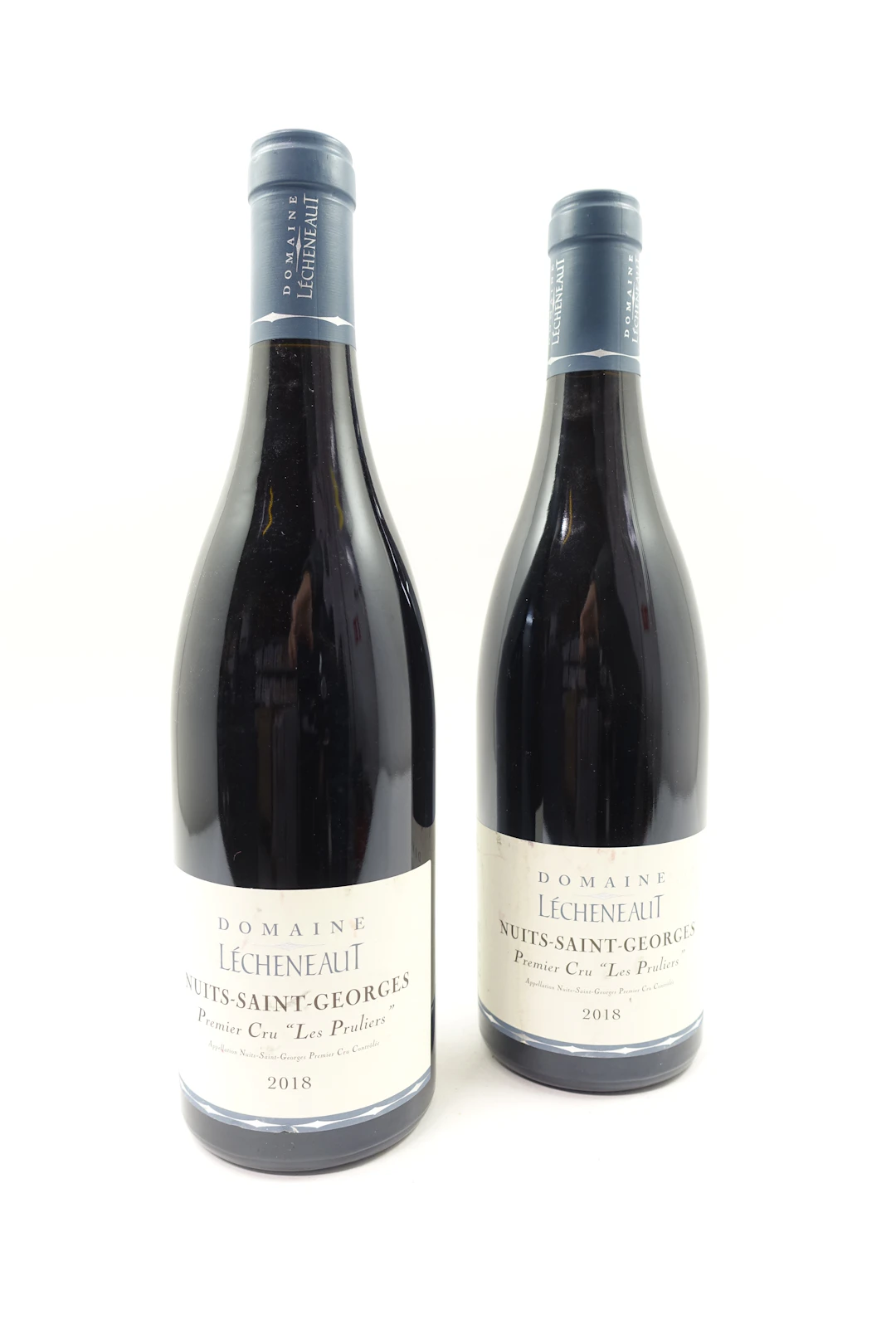 2 bts NUITS SAINT GEORGES 2018 1er Cru Pruliers. Domaine Lécheneaut