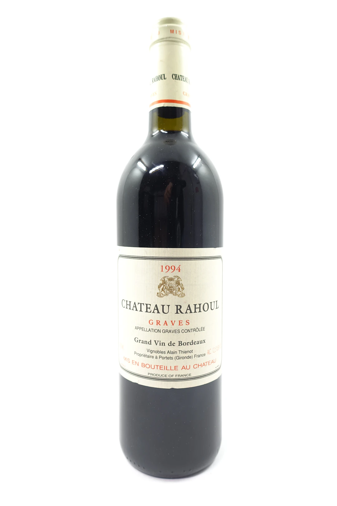 1 bt CH RAHOUL 1994 (rouge) Graves