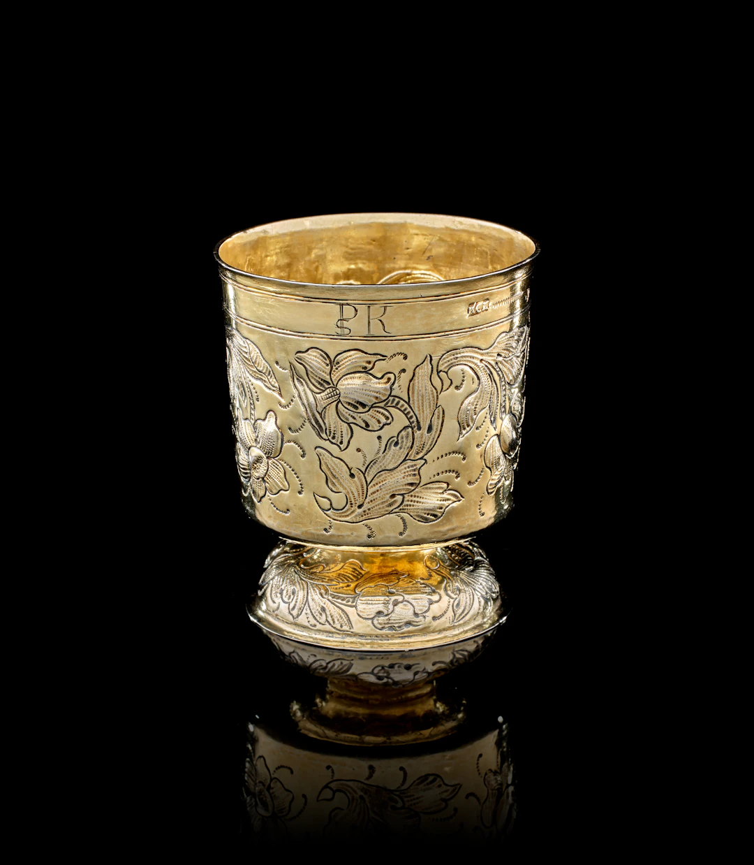 A German silver-gilt beaker, Hans Christoph Hauch, Nuremberg, 1661-1664