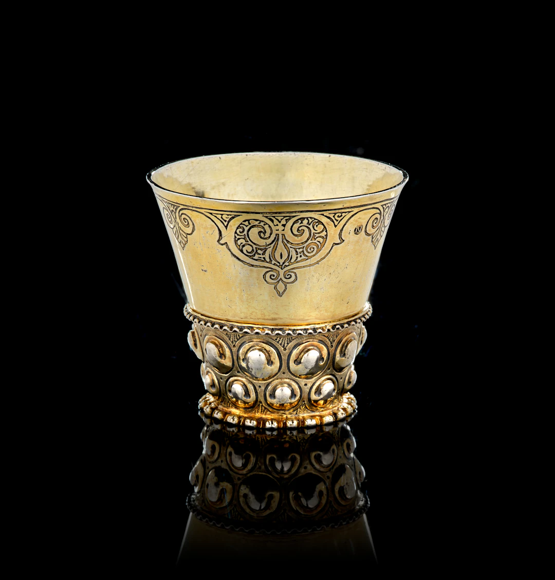 A German silver-gilt römer beaker, Hans auff der Burg, Nuremberg, 1603-1609