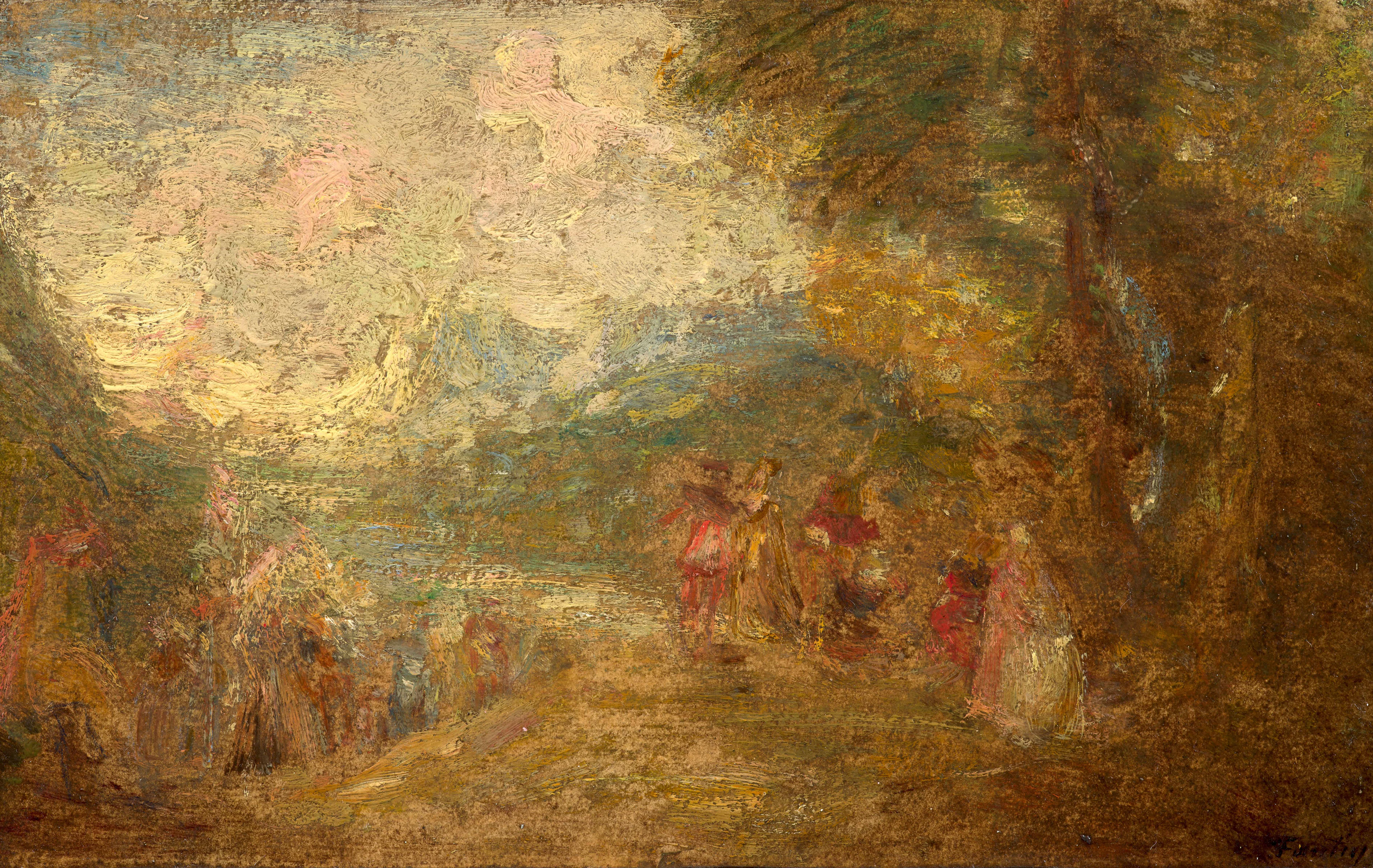 Henri FANTIN-LATOUR 1836 - 1904 L’Embarquement pour Cythère, d’après