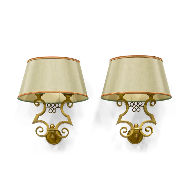 Paire d'appliques - circa 1940