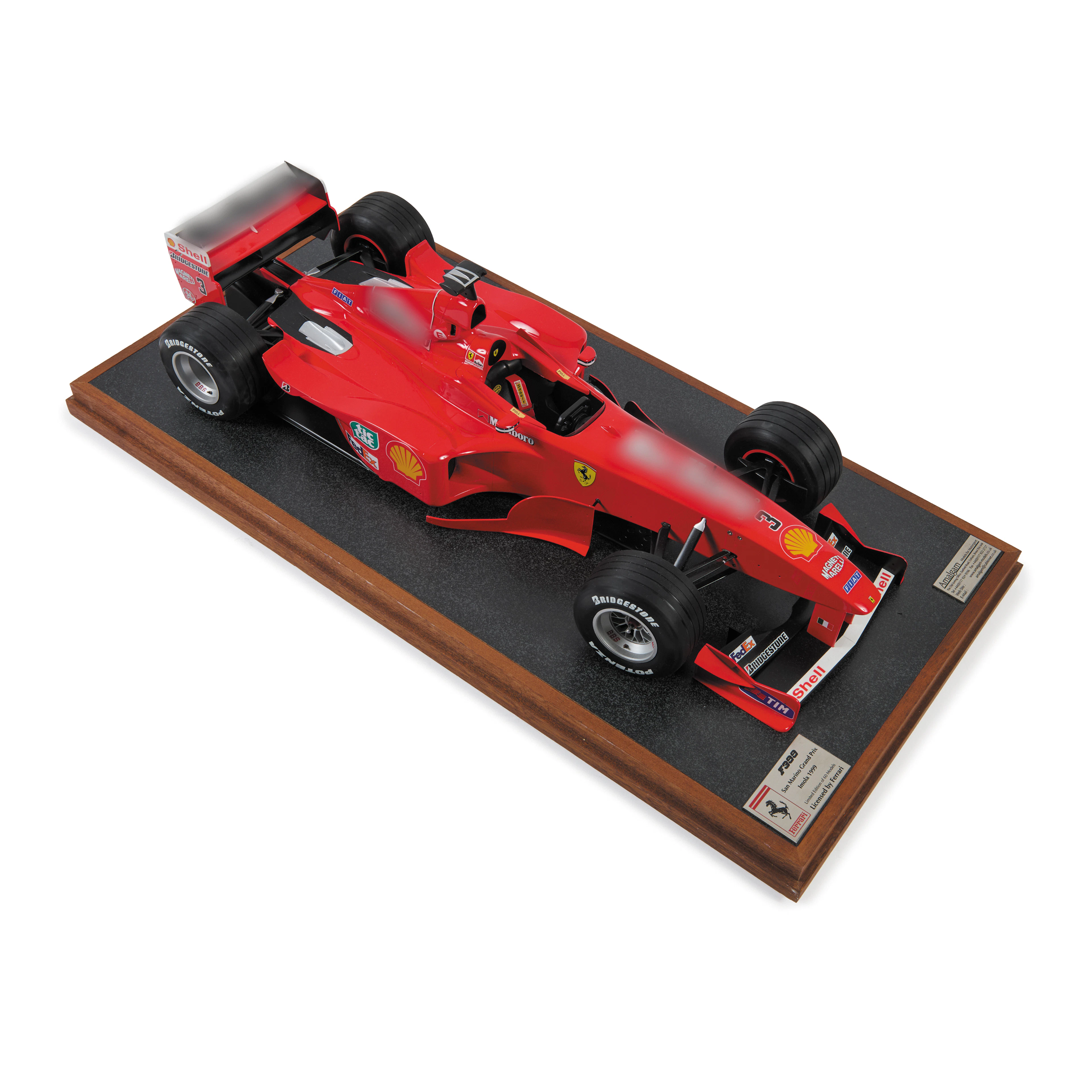 Ferrari F399 Schumacher Maquette à l’échelle 1/8e par Amalgam No reserve