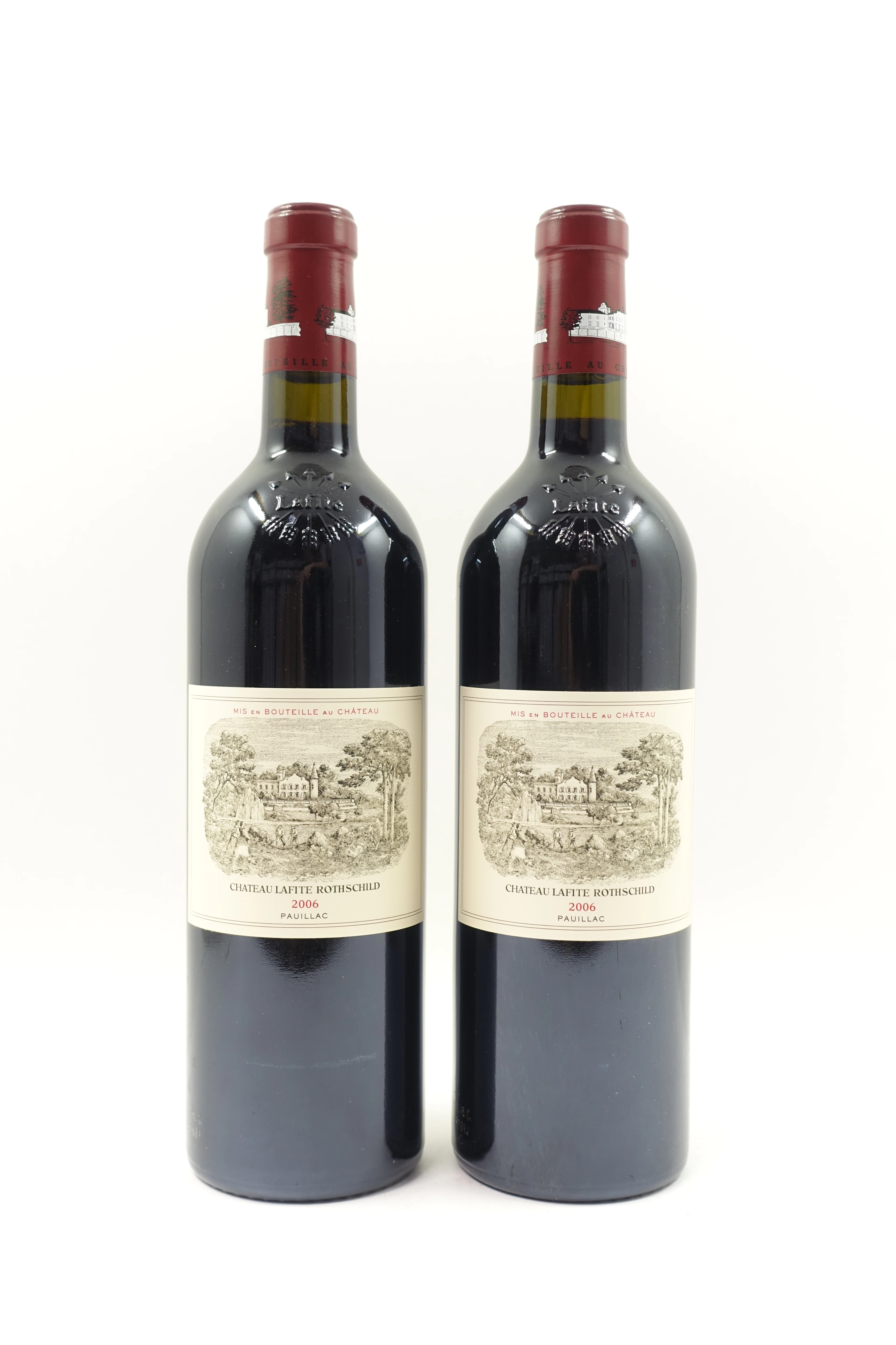2 bts CH LAFITE ROTHSCHILD 2006 1er GC Pauillac