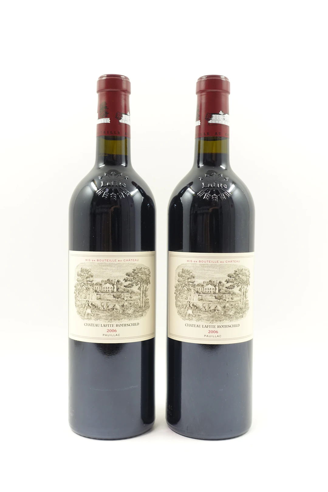 2 bts CH LAFITE ROTHSCHILD 2006 1er GC Pauillac