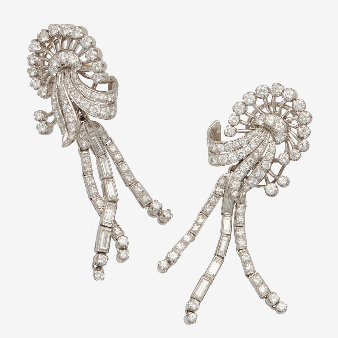 Paire de pendants d'oreilles