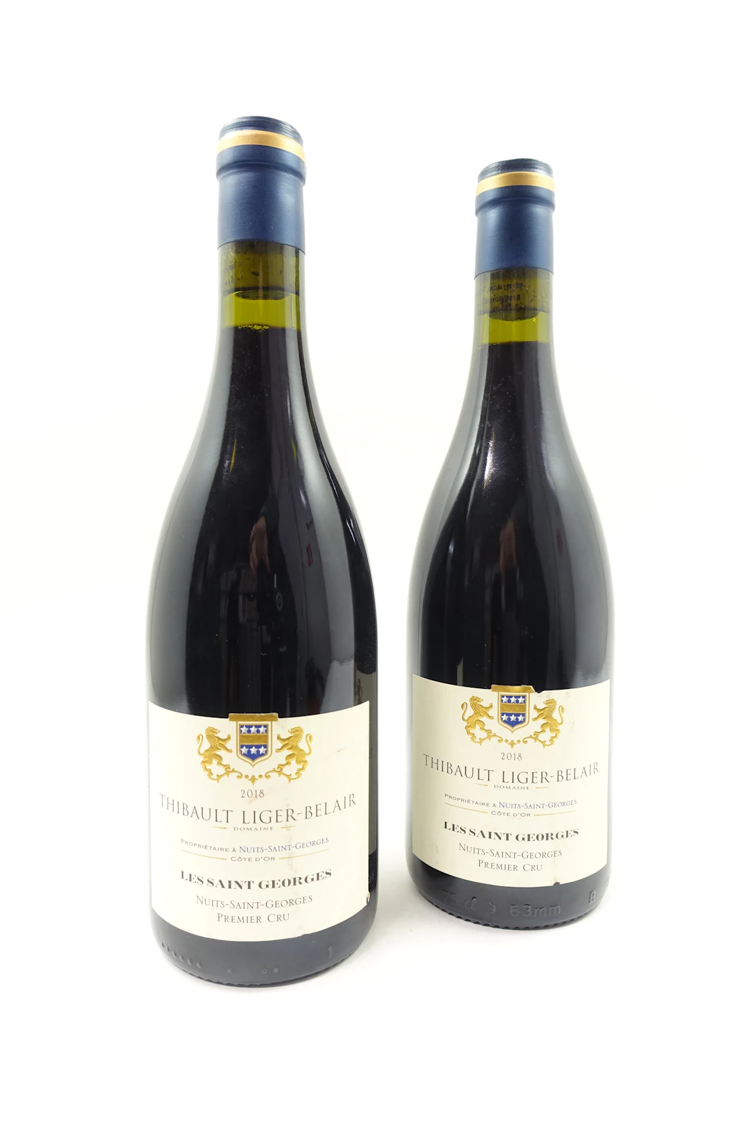2 bts NUITS SAINT GEORGES 2018 1er Cru Les Saints-Georges. Thibault