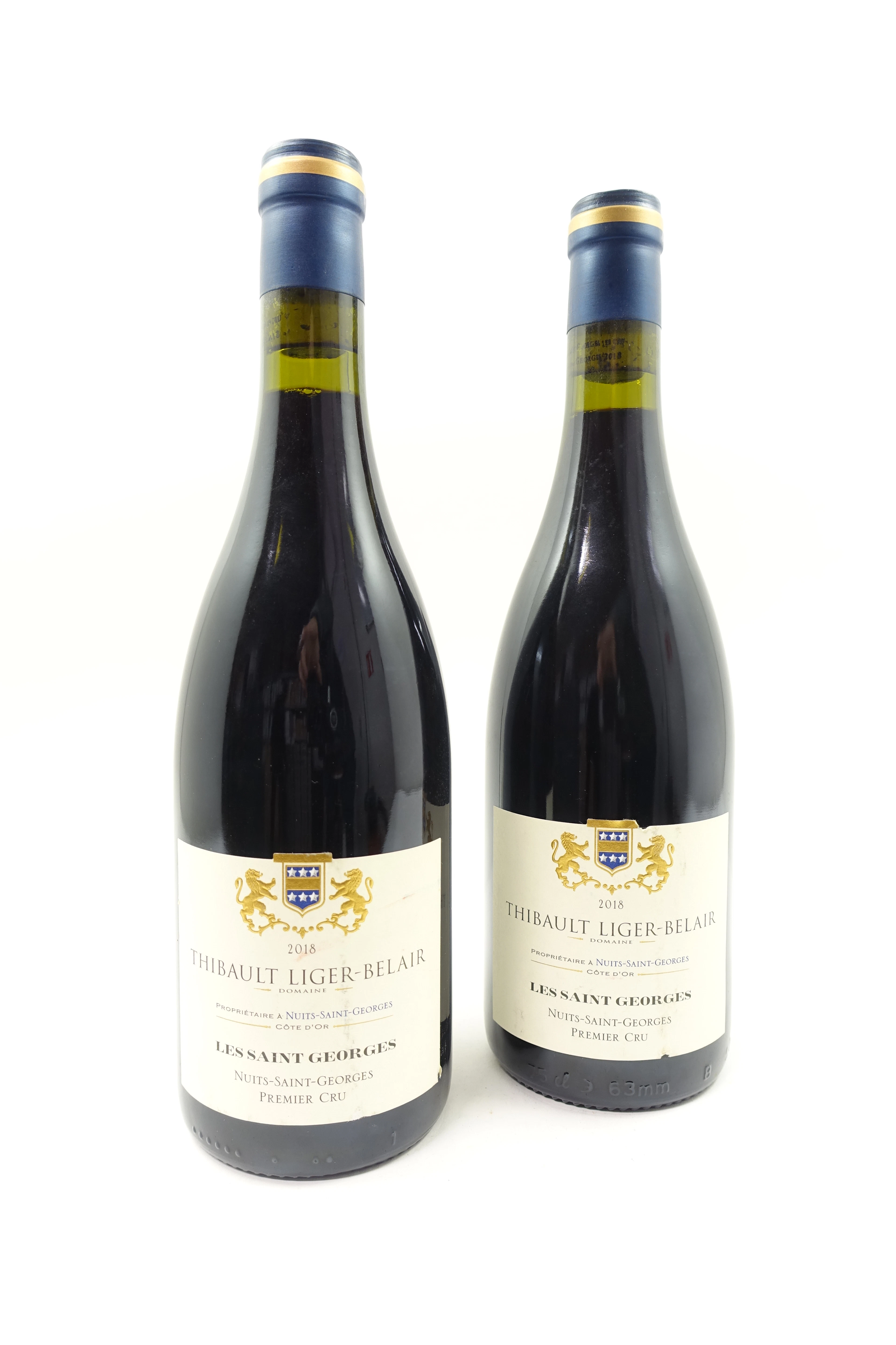 2 bts NUITS SAINT GEORGES 2018 1er Cru Les Saints-Georges. Thibault