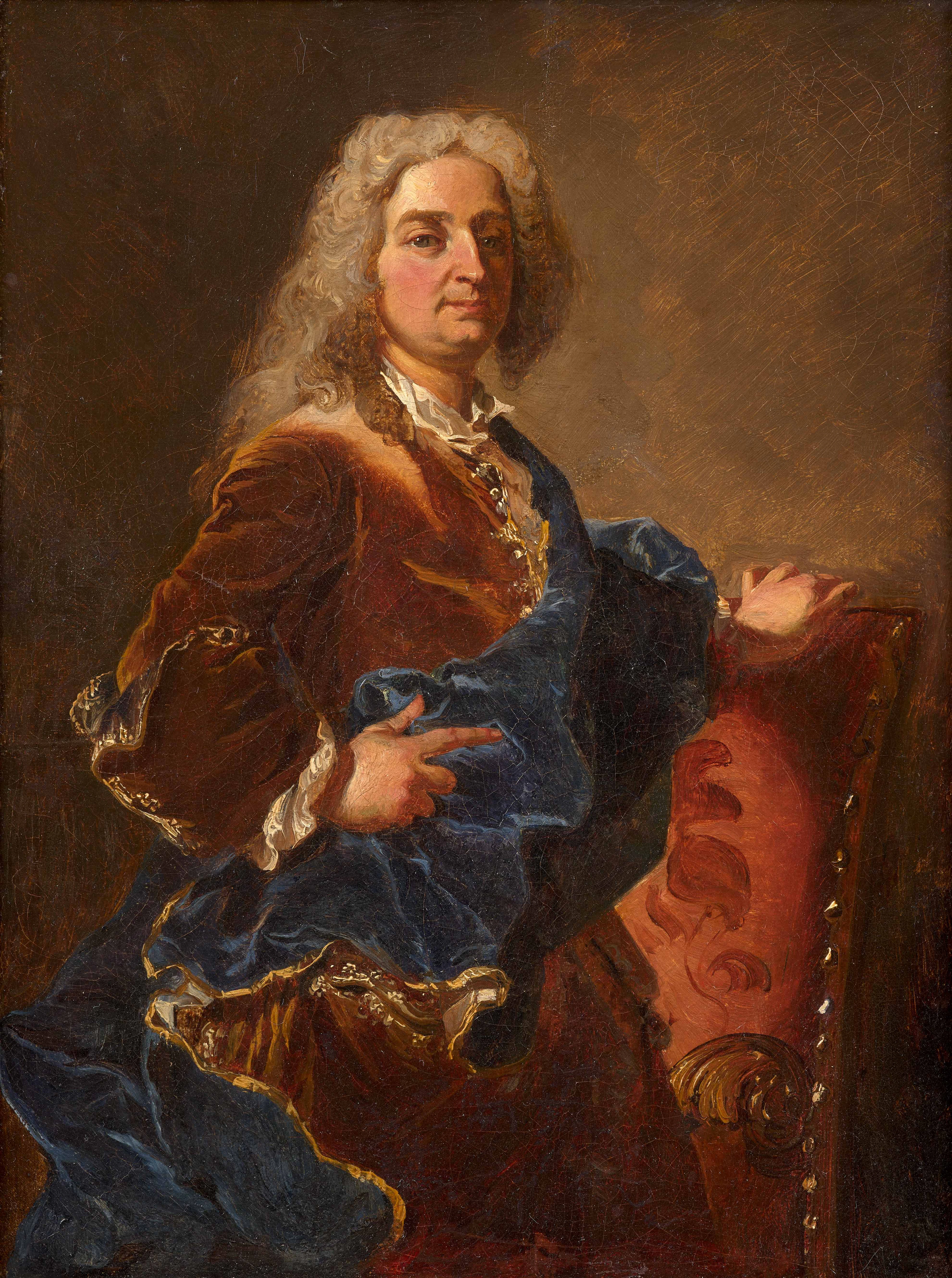 Ecole française du XIXe siècle D'après Hyacinthe Rigaud Portrait de