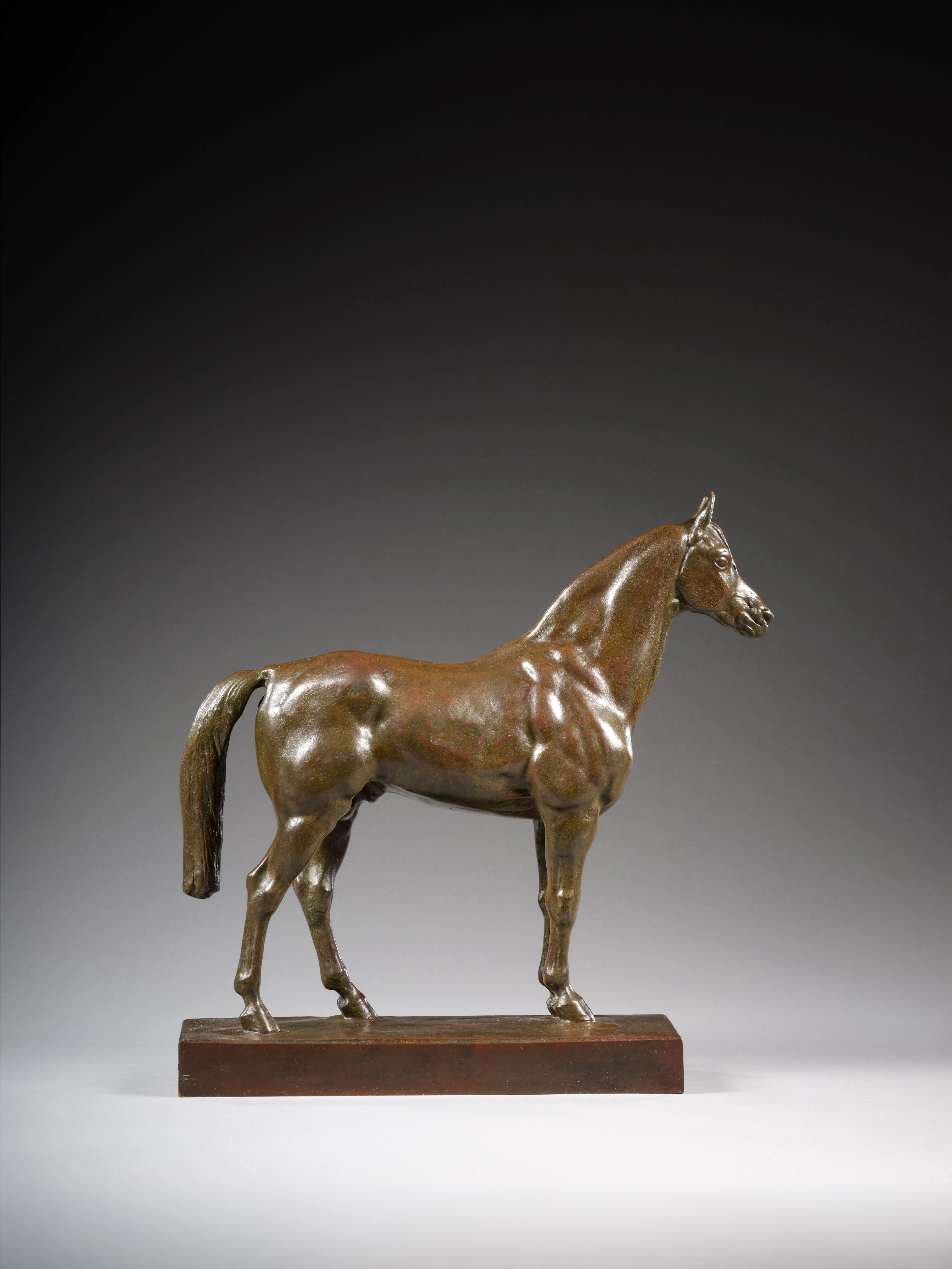 Antoine-Louis BARYE Paris, 1795 - 1875 Cheval pur sang d'Arabie