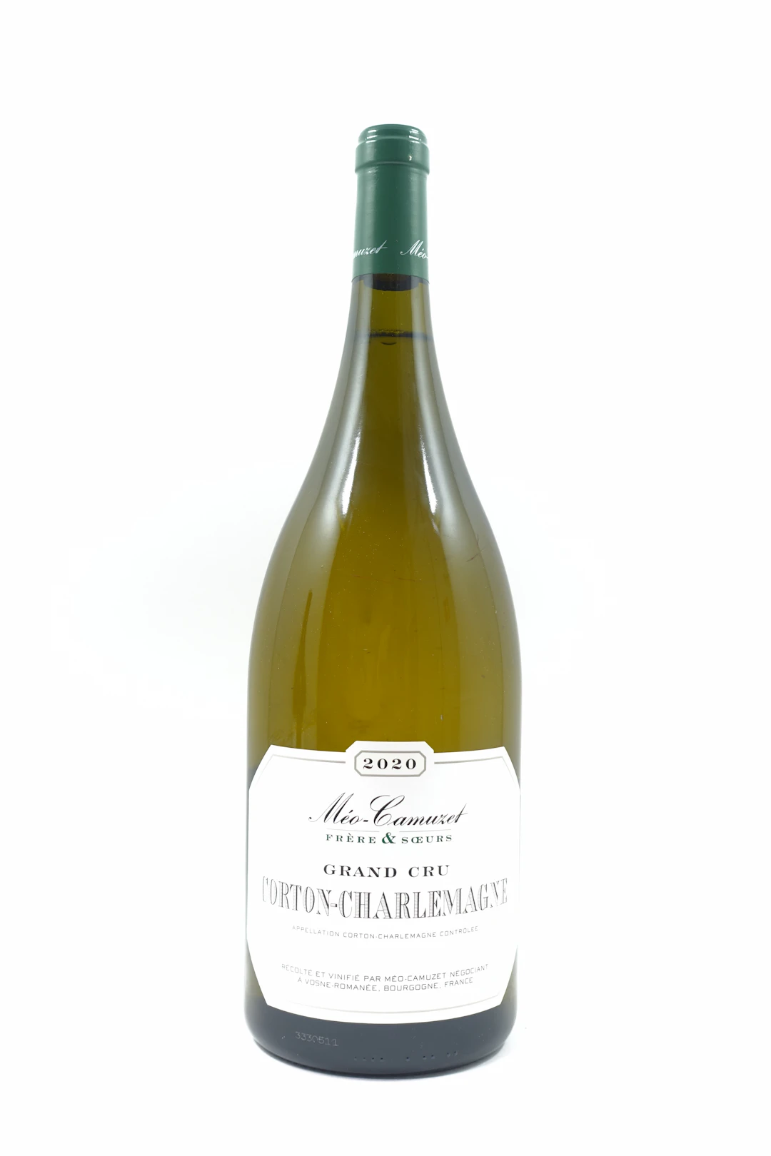 1 mag CORTON CHARLEMAGNE 2020 Grand Cru. Méo Camuzet Frère & Sœurs