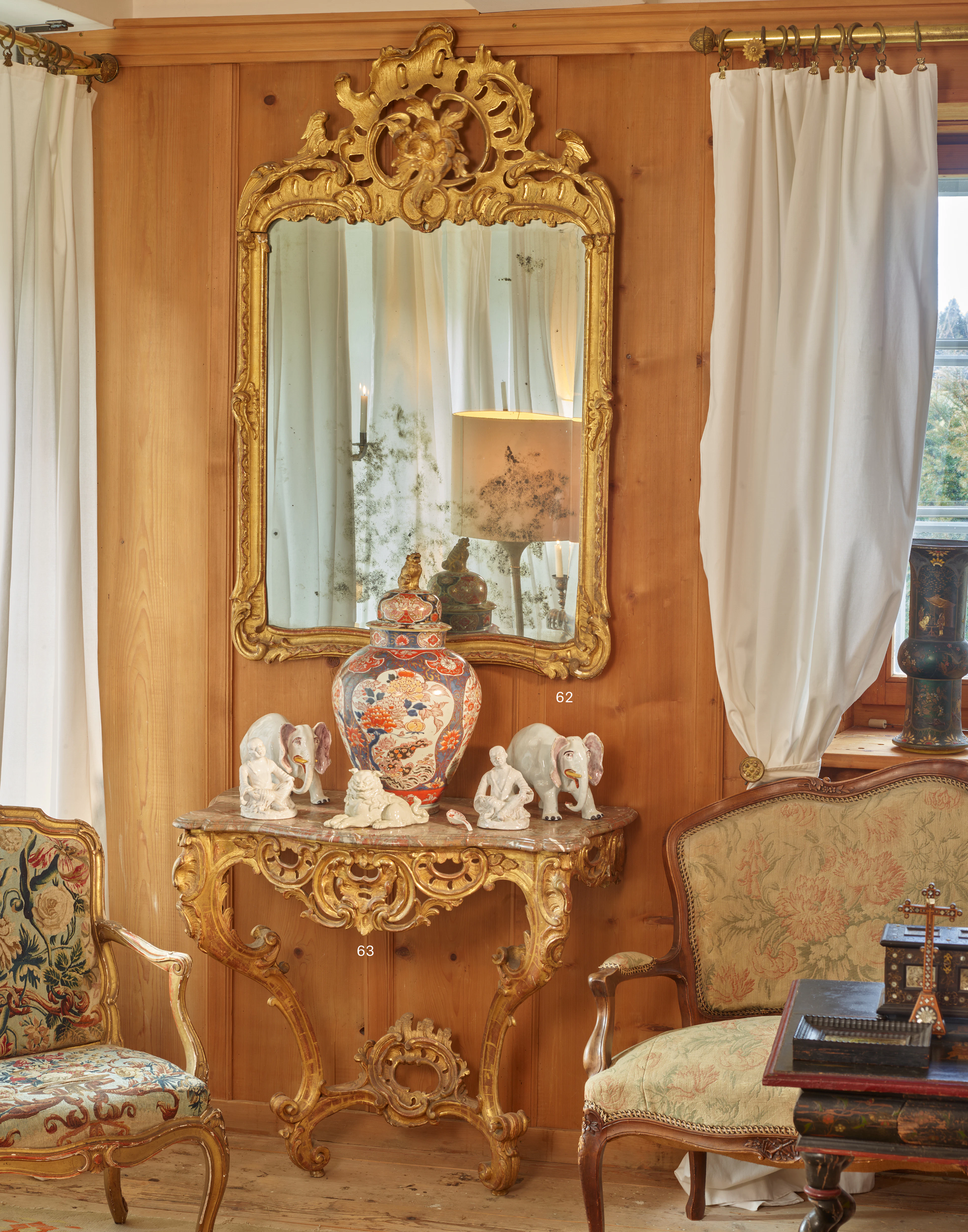 MIROIR SUISSE DU MILIEU DU XVIIIe SIÈCLE, BERNE