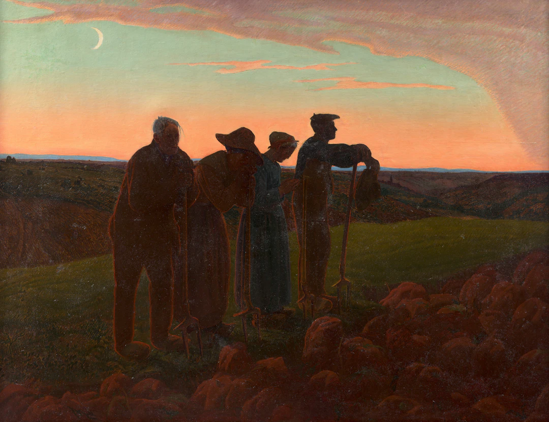 Bernard-Joseph ARTIGUE Muret, 1859 - Blaye-les-Mines, 1936 L’Angélus