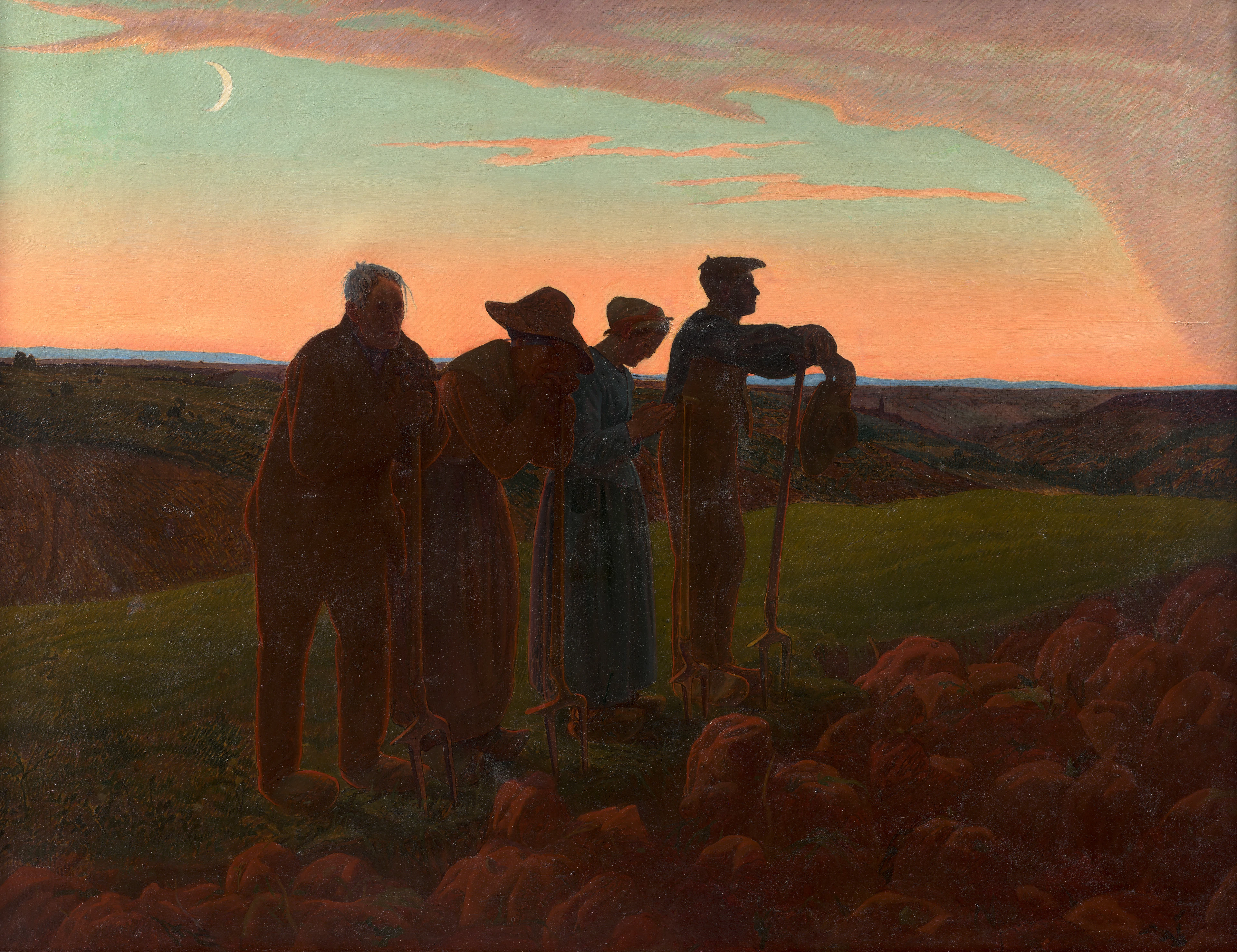 Bernard-Joseph ARTIGUE Muret, 1859 - Blaye-les-Mines, 1936 L’Angélus