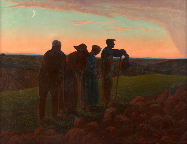 Bernard-Joseph ARTIGUE Muret, 1859 - Blaye-les-Mines, 1936 L’Angélus