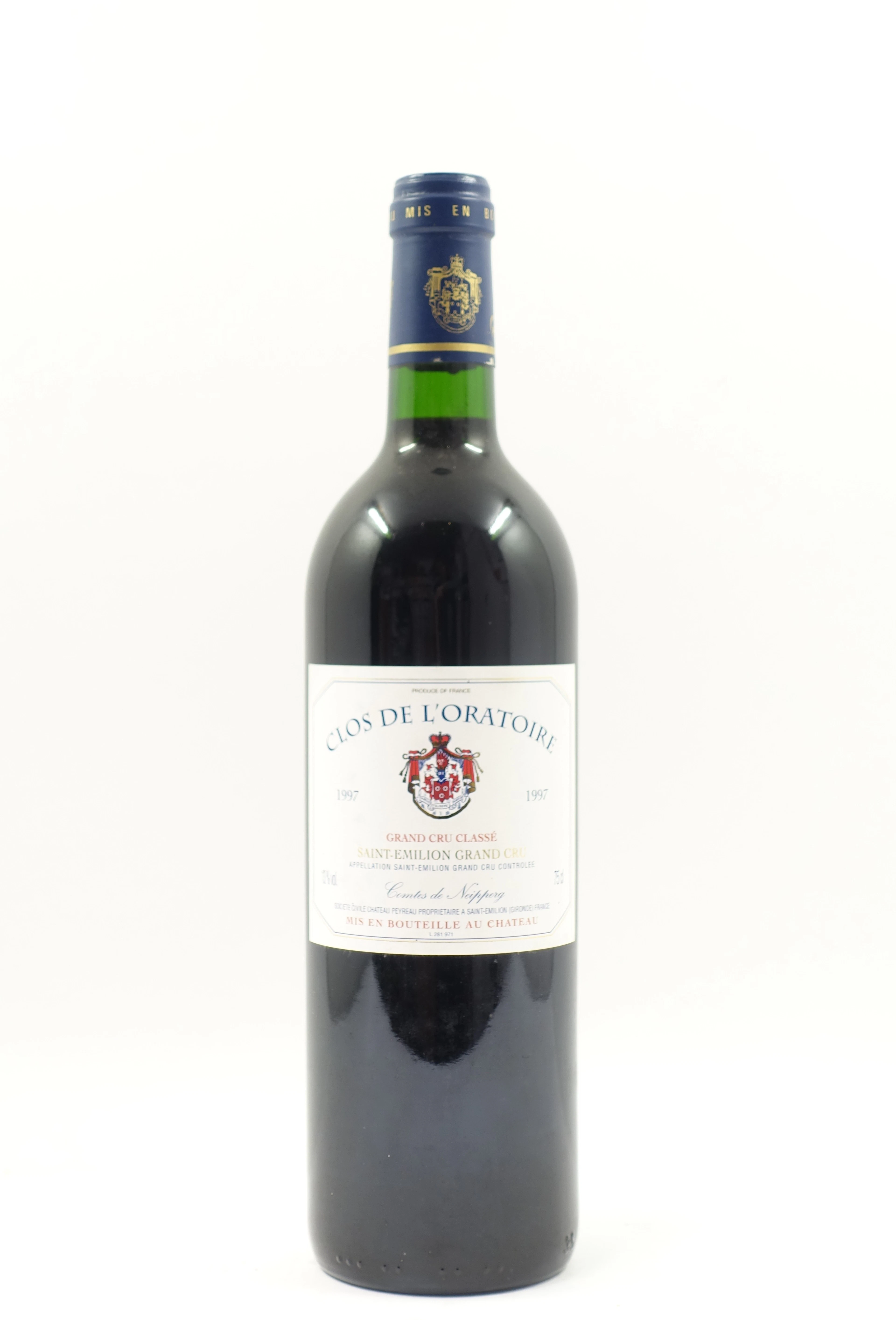 1 bt CLOS DE L'ORATOIRE 1997 GC Saint Emilion