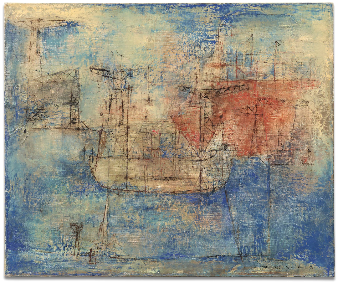 Cargo au port - 1952