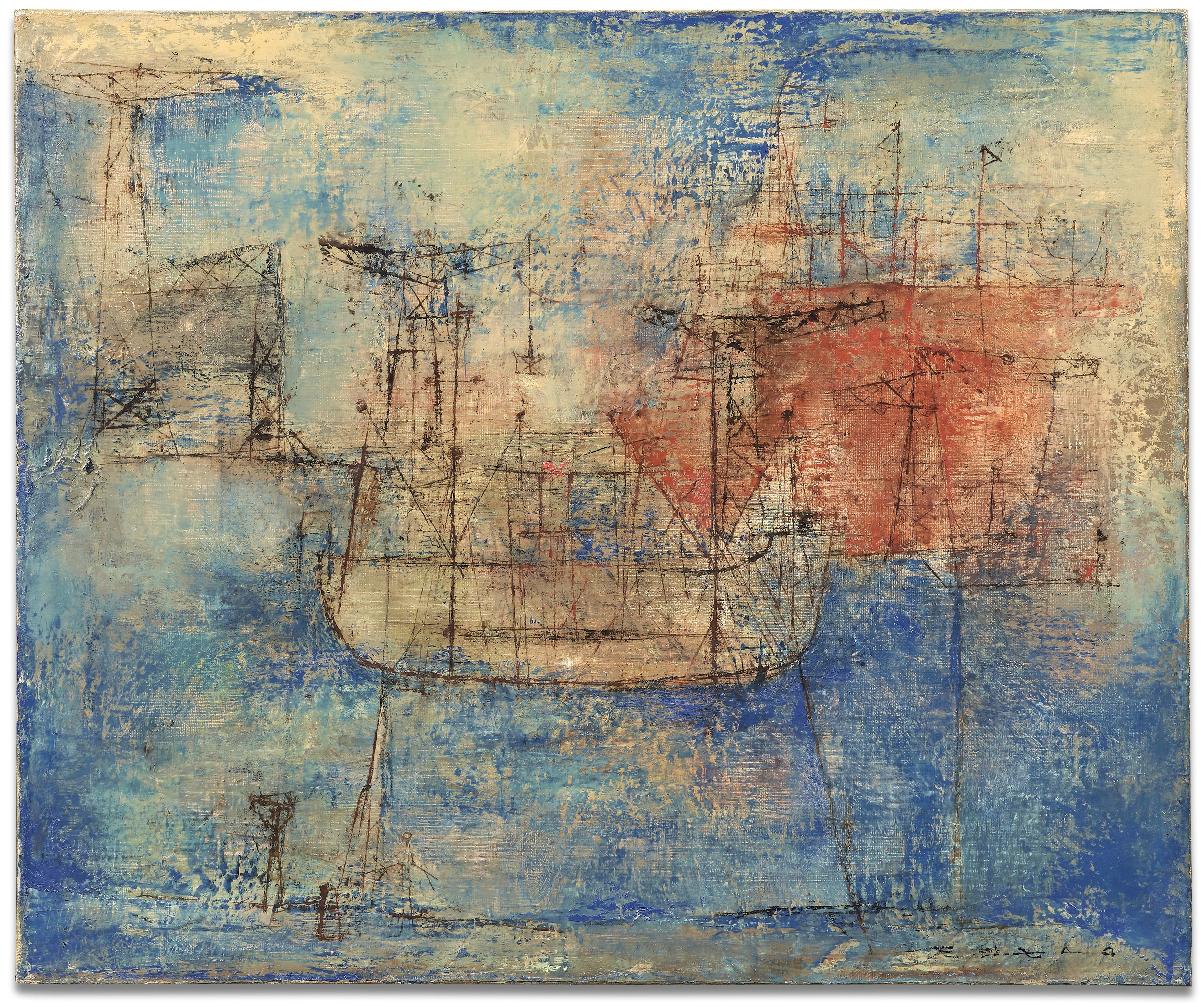 Cargo au port - 1952