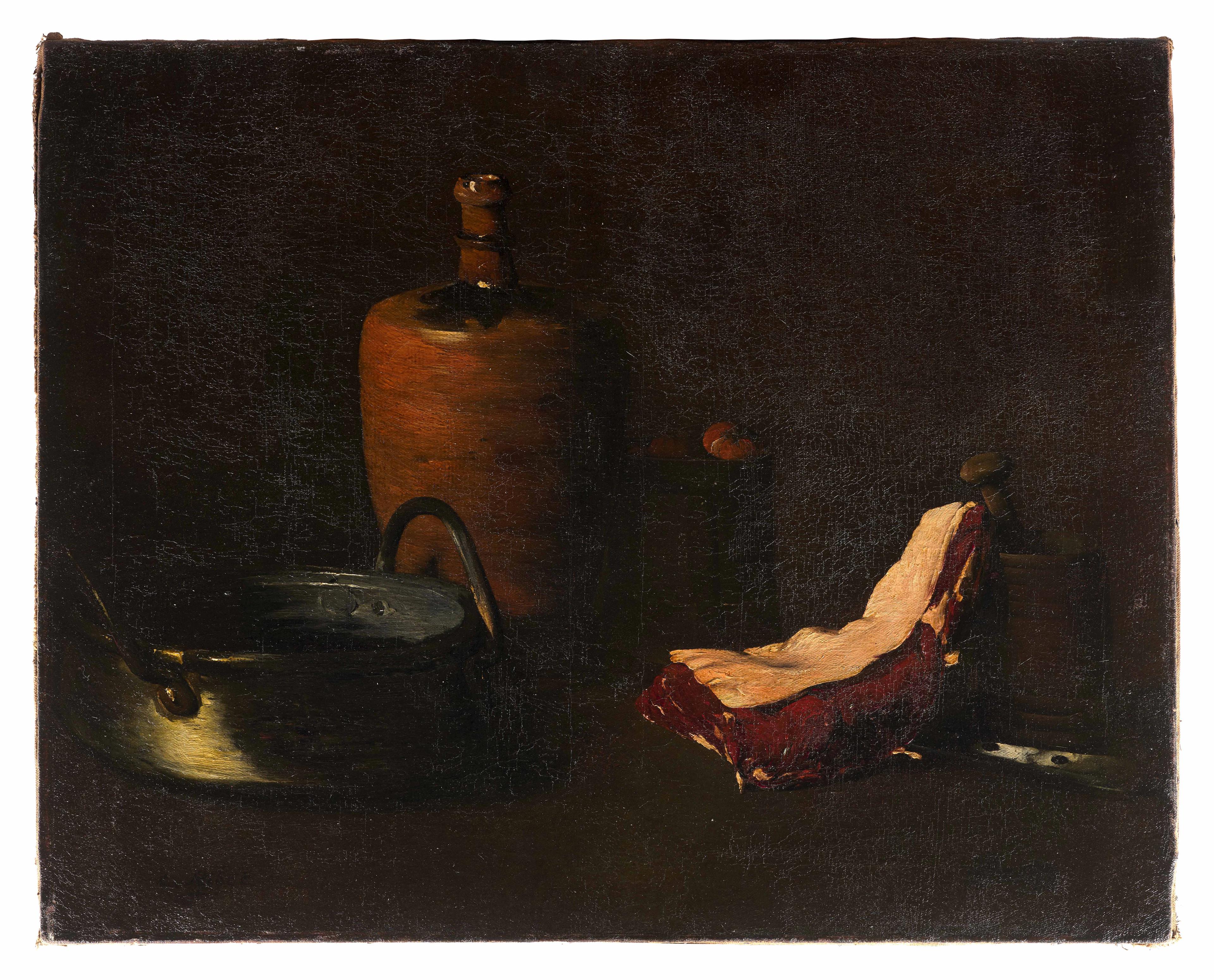 Théodule RIBOT Saint-Nicolas-d'Attez, 1823 - Colombes, 1891 Composition