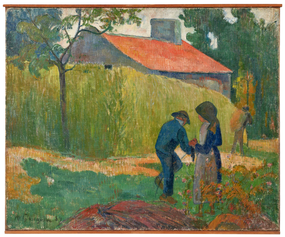 Breton et Bretonne au Pouldu - 1889