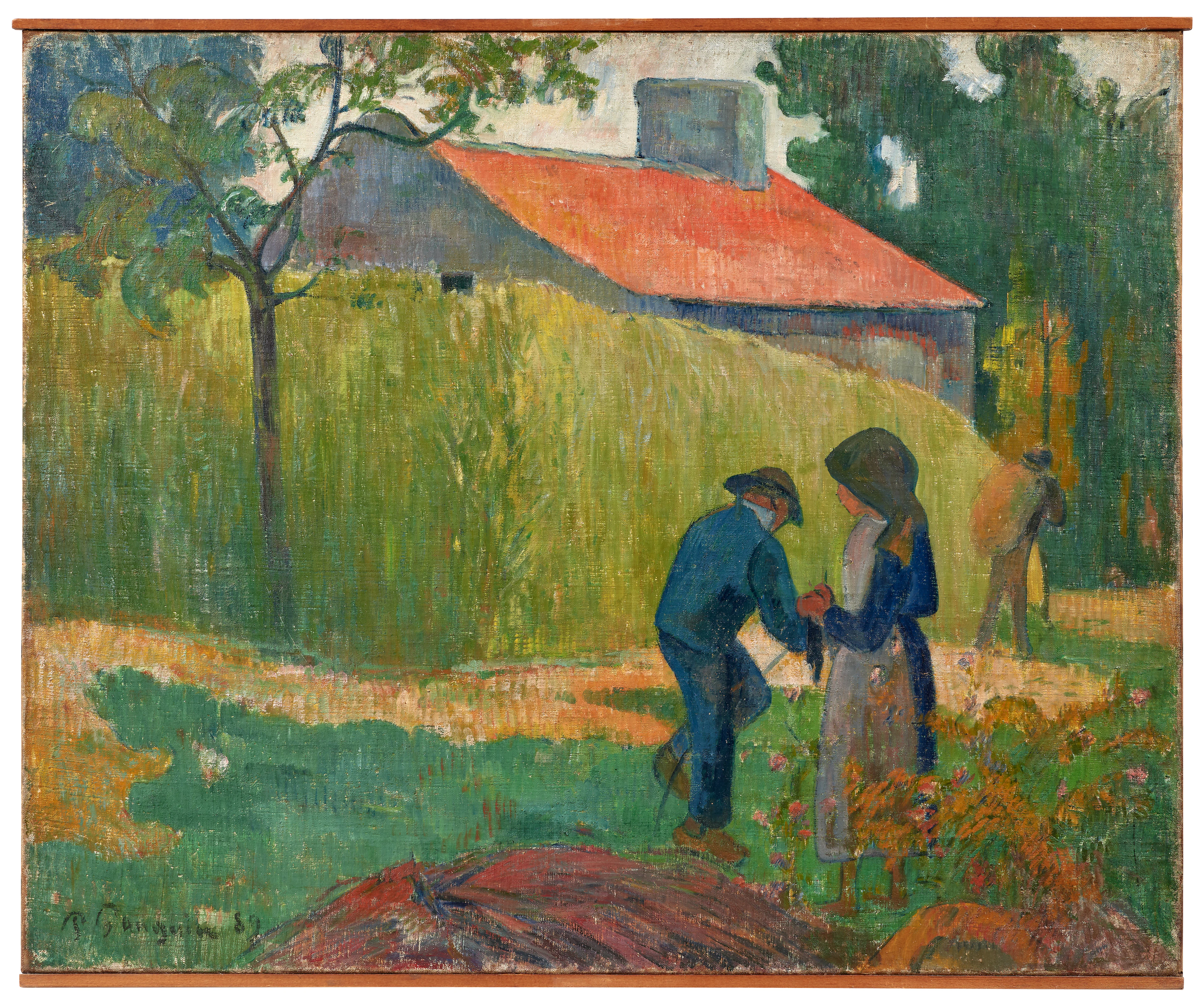 Breton et Bretonne au Pouldu - 1889