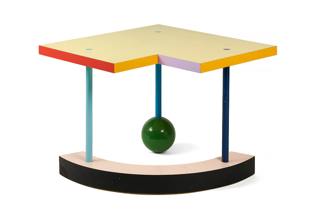 Peter SHIRE Né en 1947 Table d’appoint «Hollywood» - 1983
