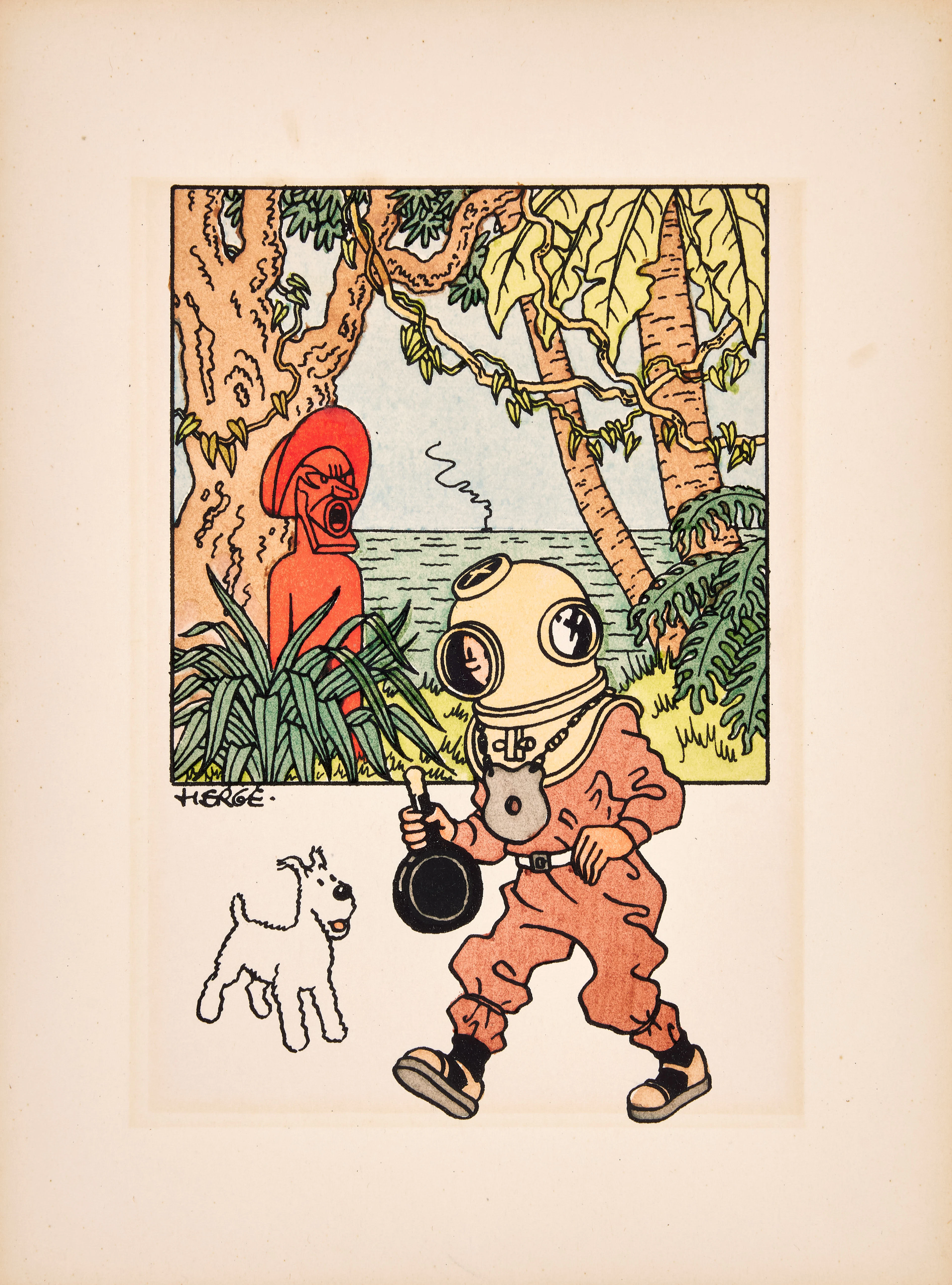 HERGÉ (Georges Remi dit) 1907 - 1983 Le Trésor de Rackham le Rouge