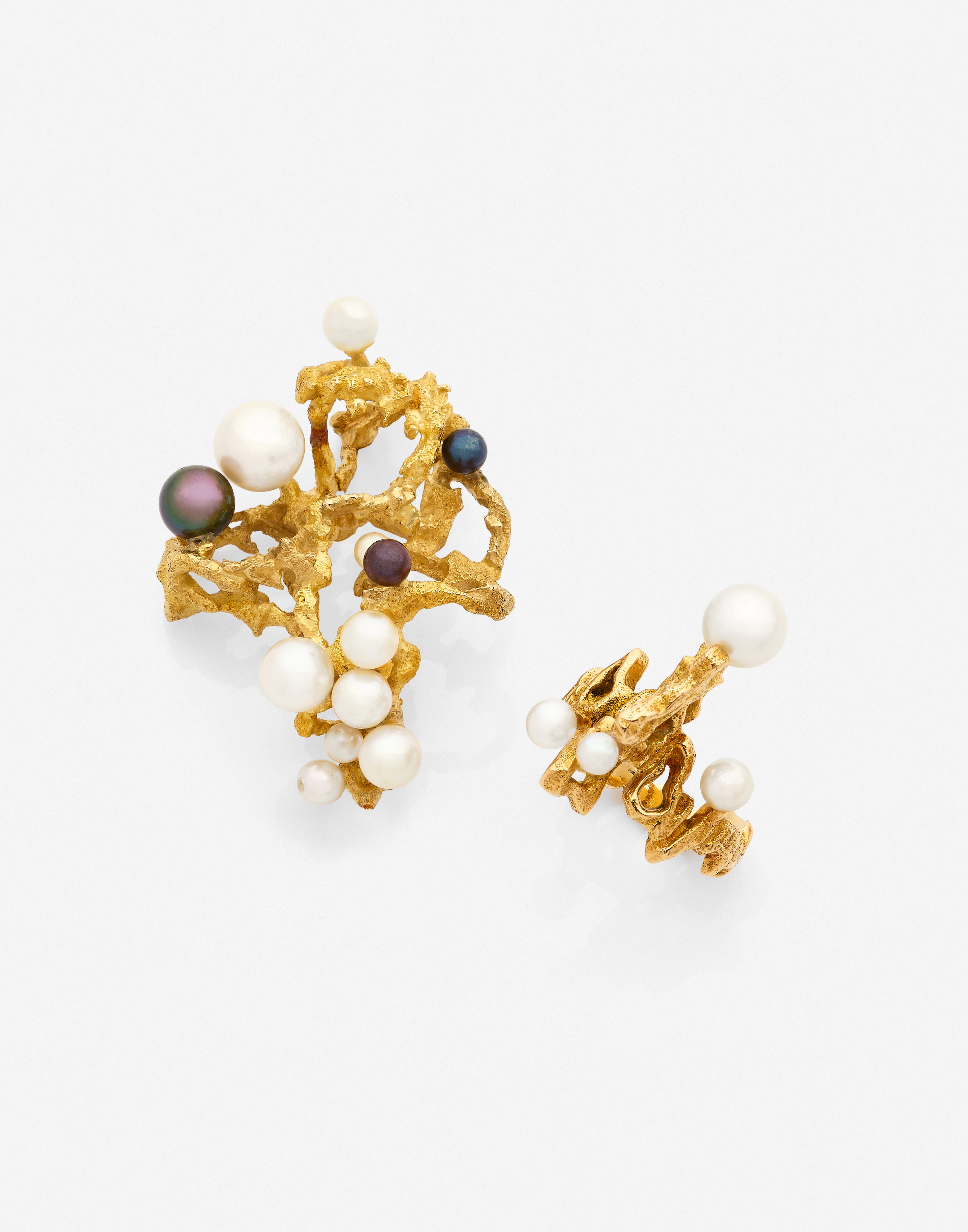 Jean VENDOME (1930-2017) Parure "Pépite"