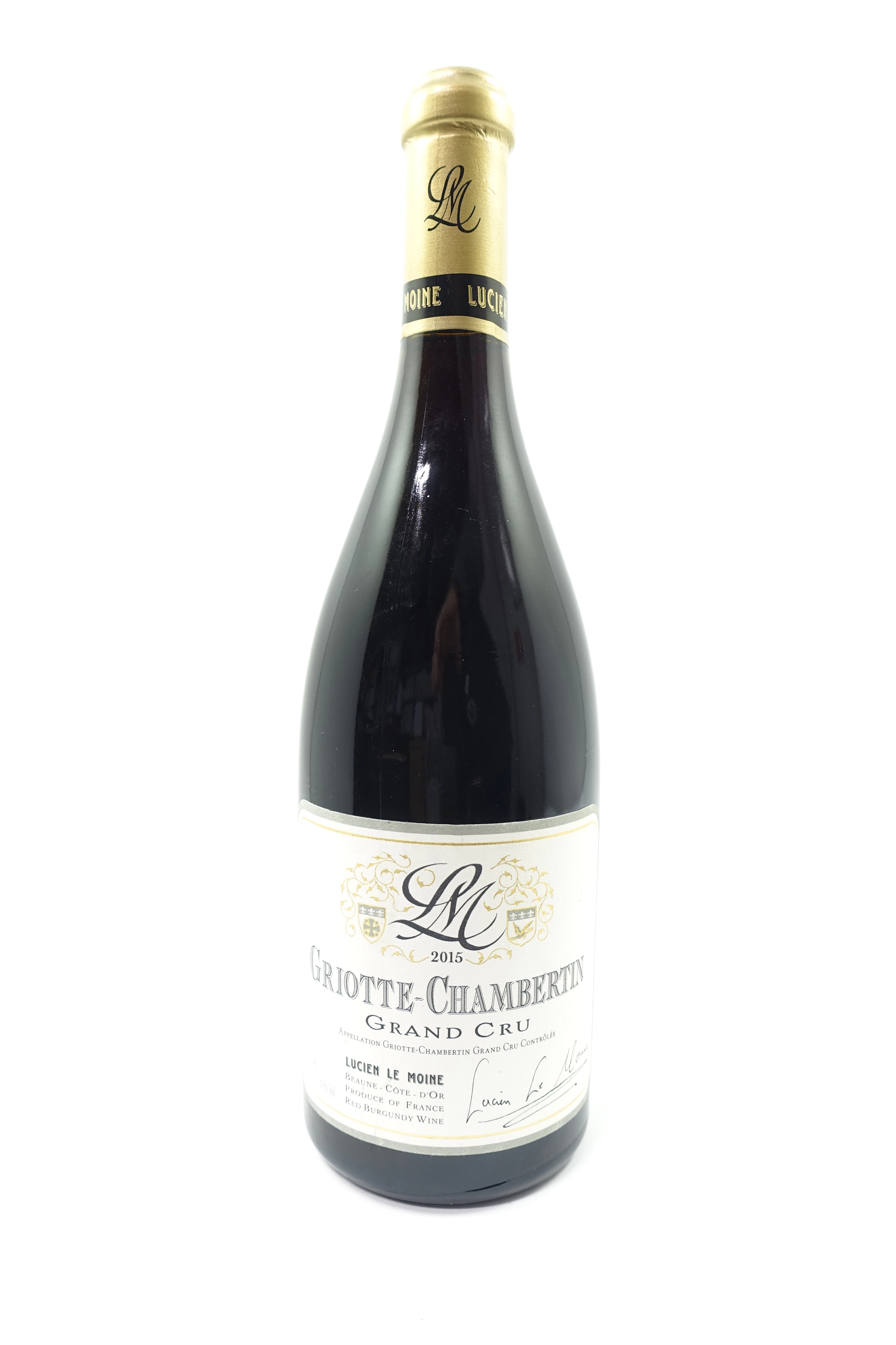 1 bt GRIOTTE CHAMBERTIN 2015 Grand Cru. Lucien Le Moine