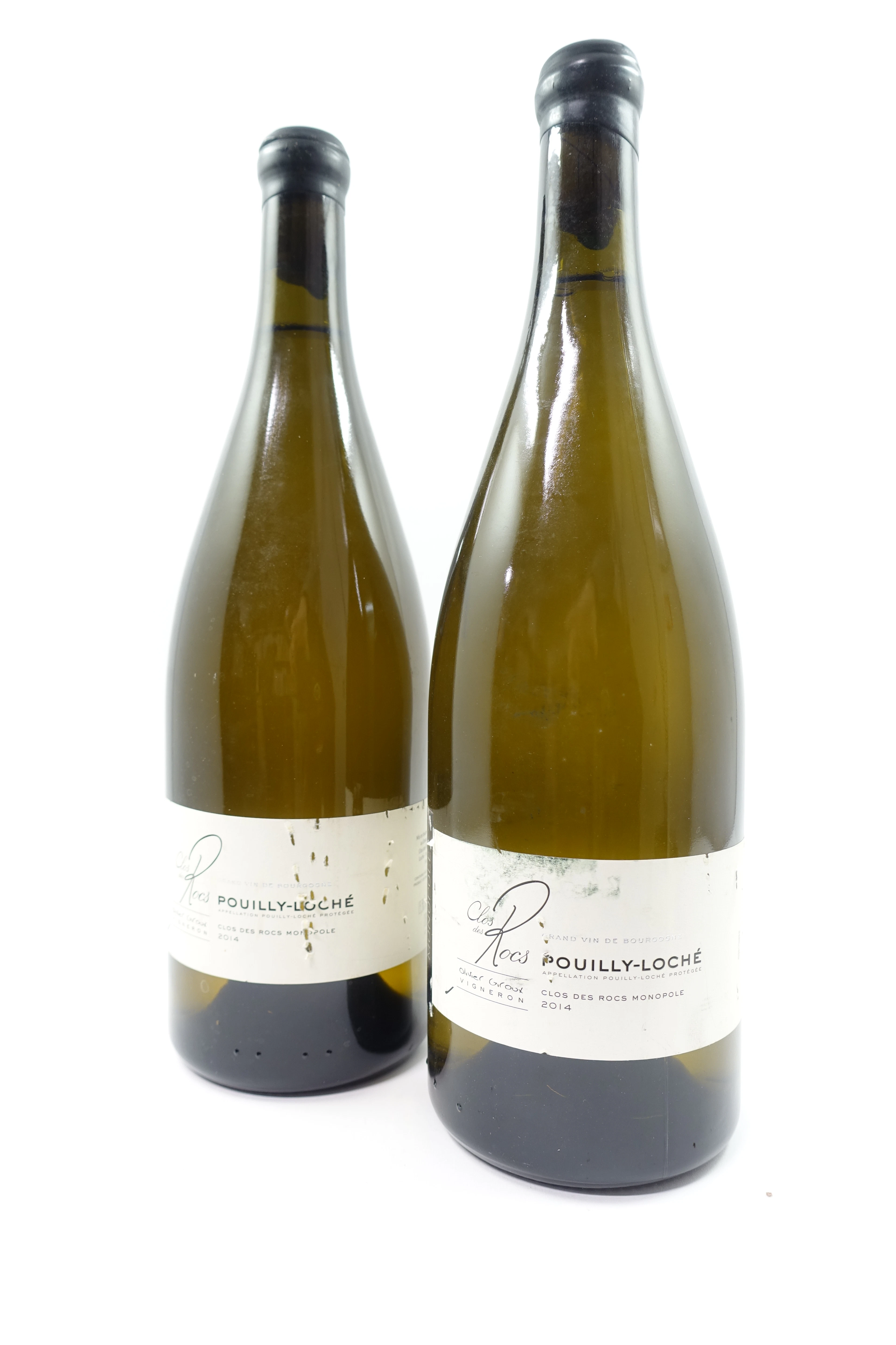 2 mags POUILLY LOCHE 2014 Monopole Clos des Rocs. Olivier Giroux