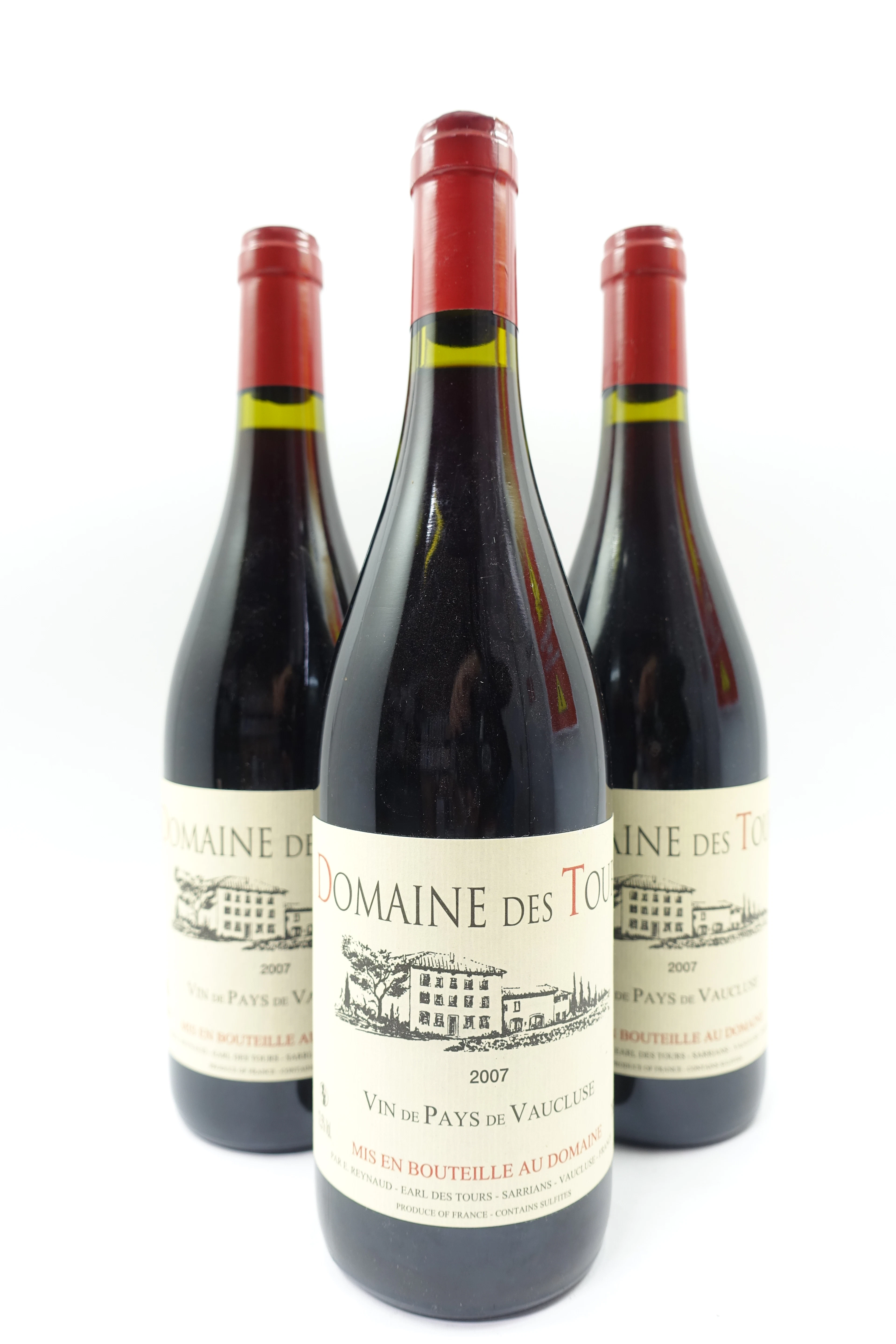 3 bts VDP DU VAUCLUSE 2007 Domaine des Tours