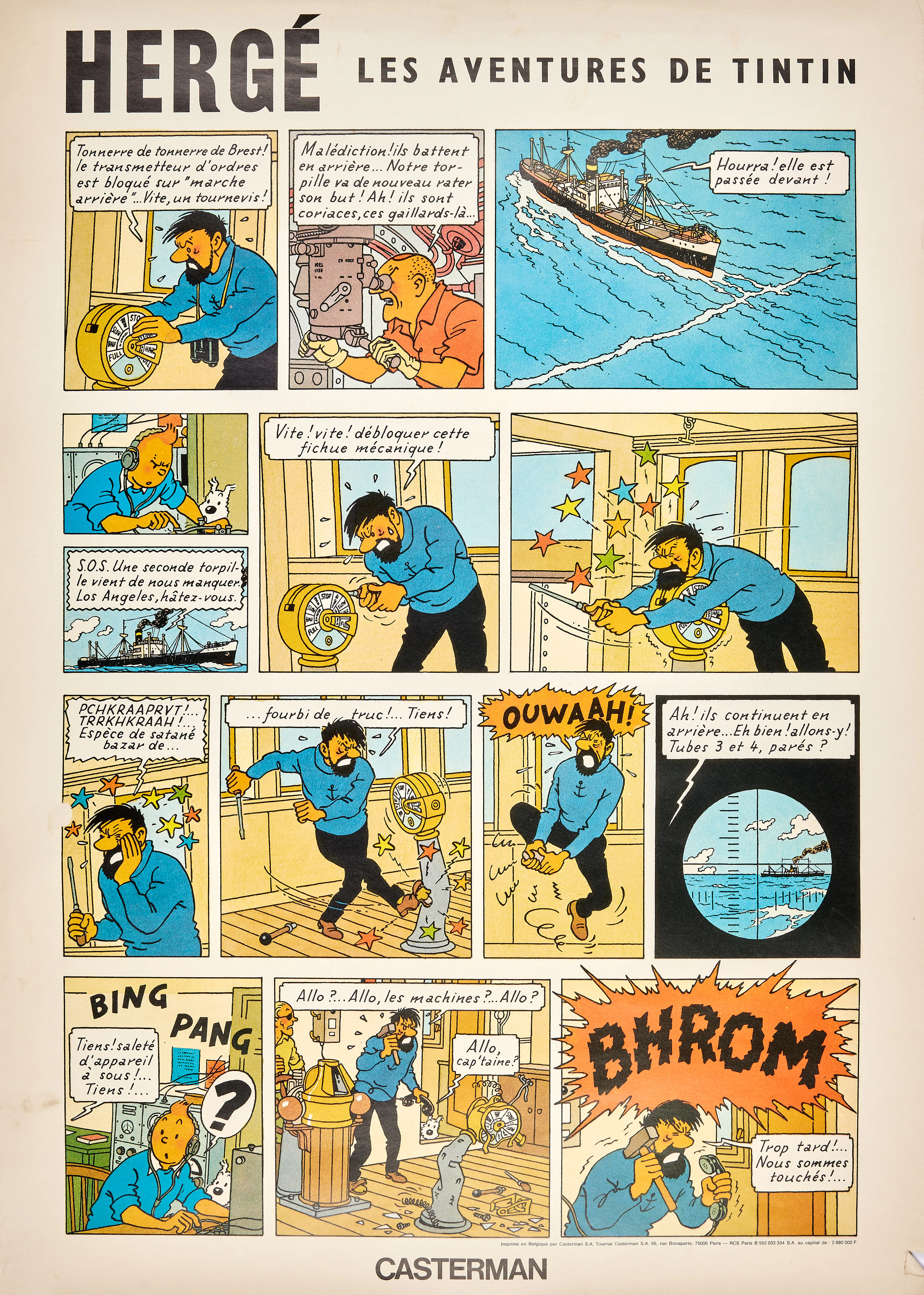 LES AVENTURES DE TINTIN Coke en Stock