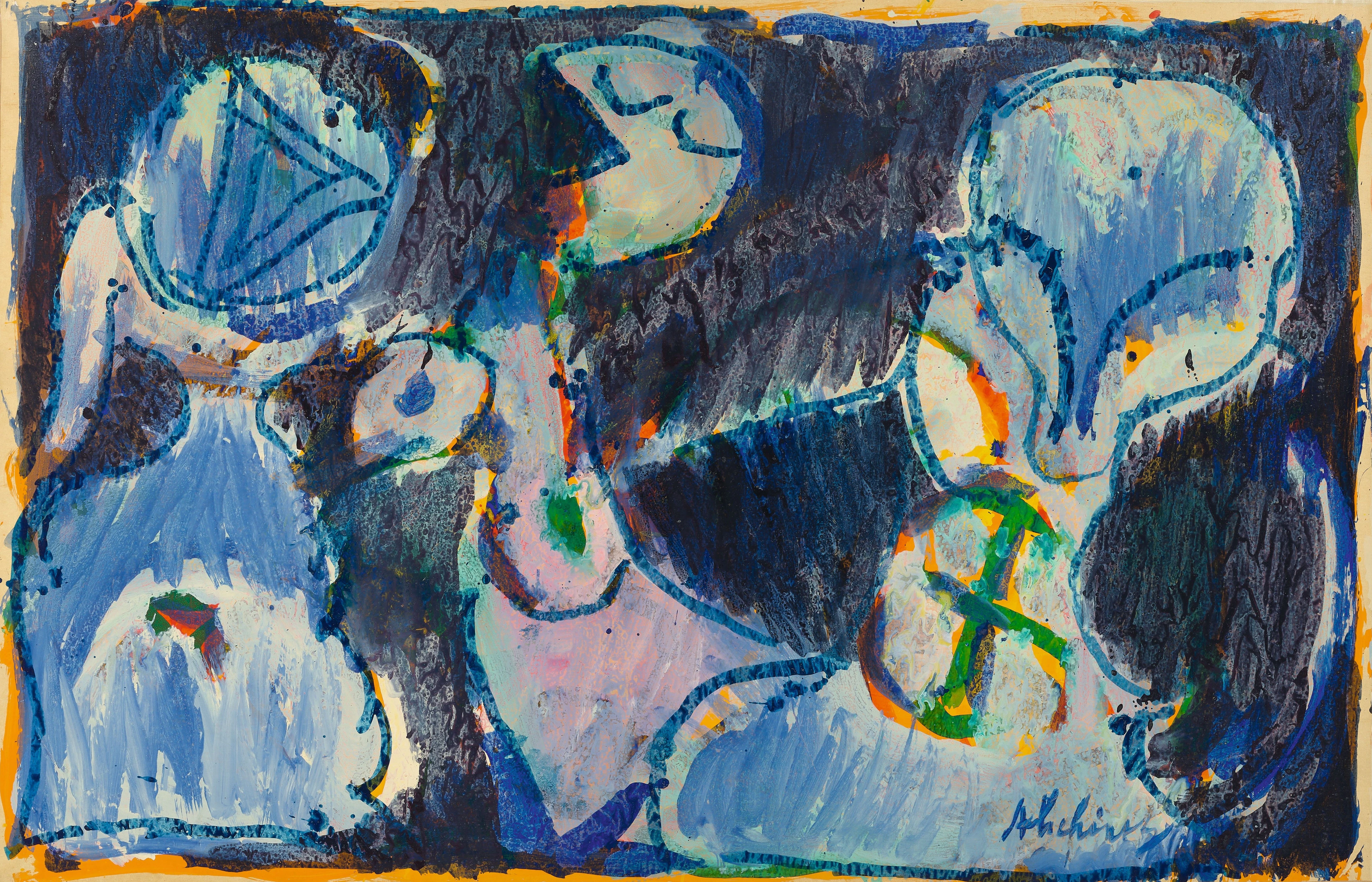 Pierre ALECHINSKY 1927- La médiation - 1970