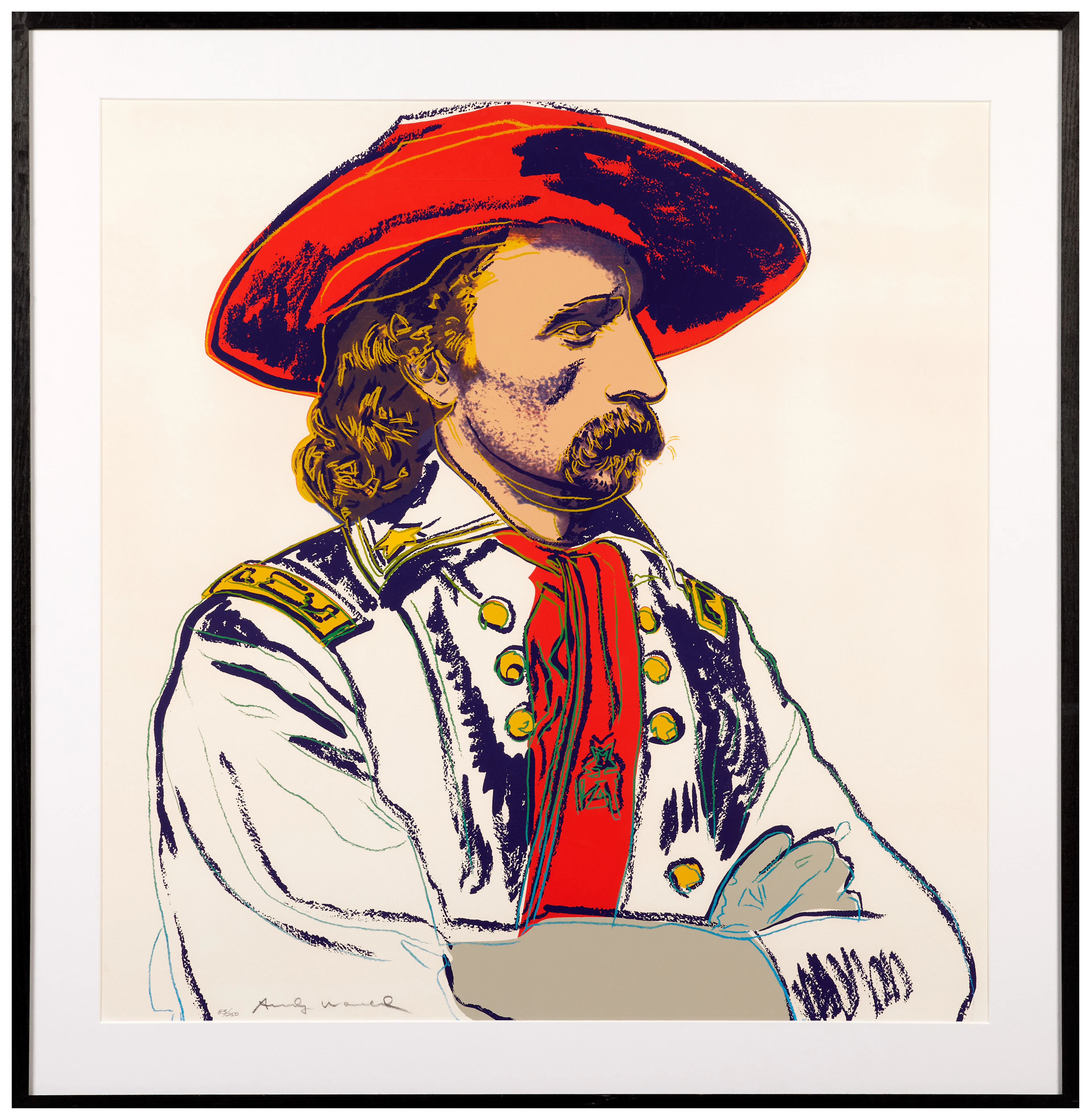 Andy WARHOL (1928 - 1987) General Custer from Cowboys and Indians - 1986