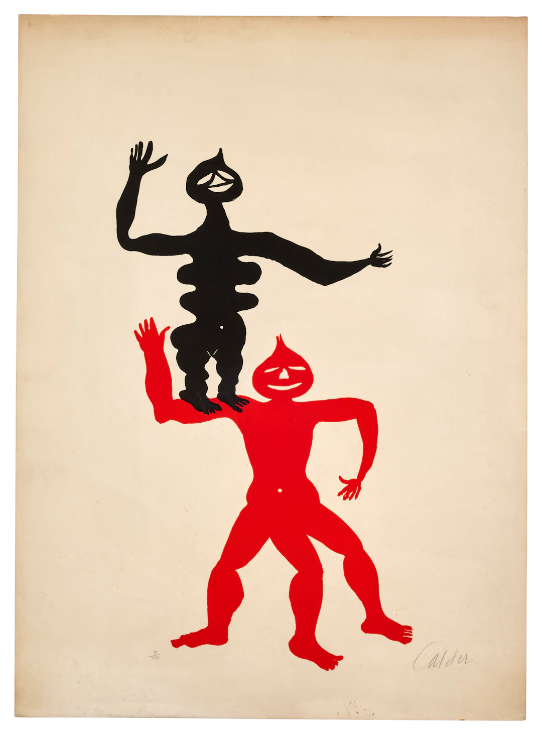 Alexander CALDER 1898 - 1976 Acrobates - 1975
