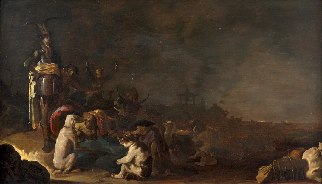 Cornelis SAFTLEVEN Gorinchem, 1607 – Rotterdam, 1681 Scène de sabbat