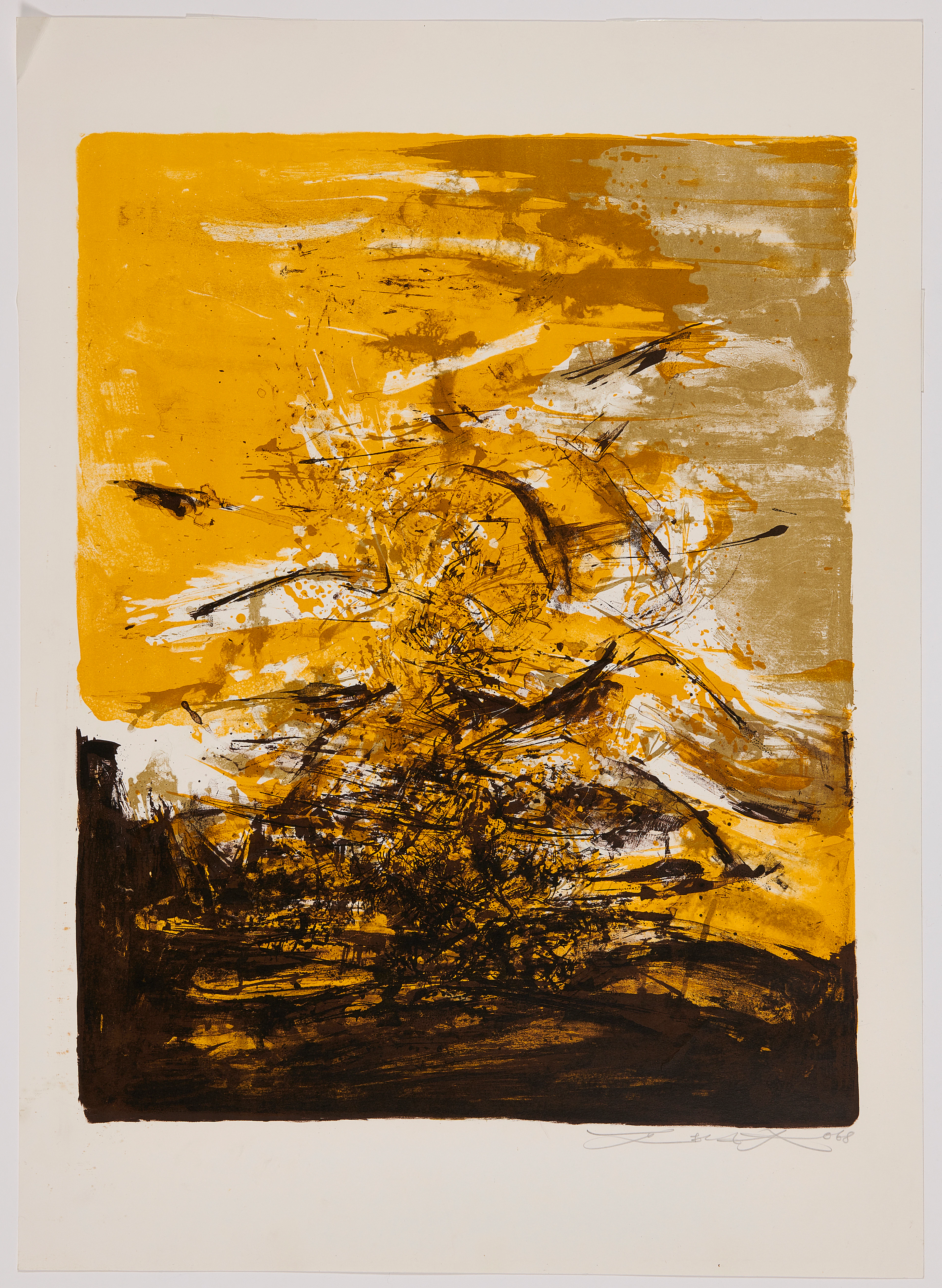 ZAO WOU-KI 1920 - 2013 Sans titre - 1968
