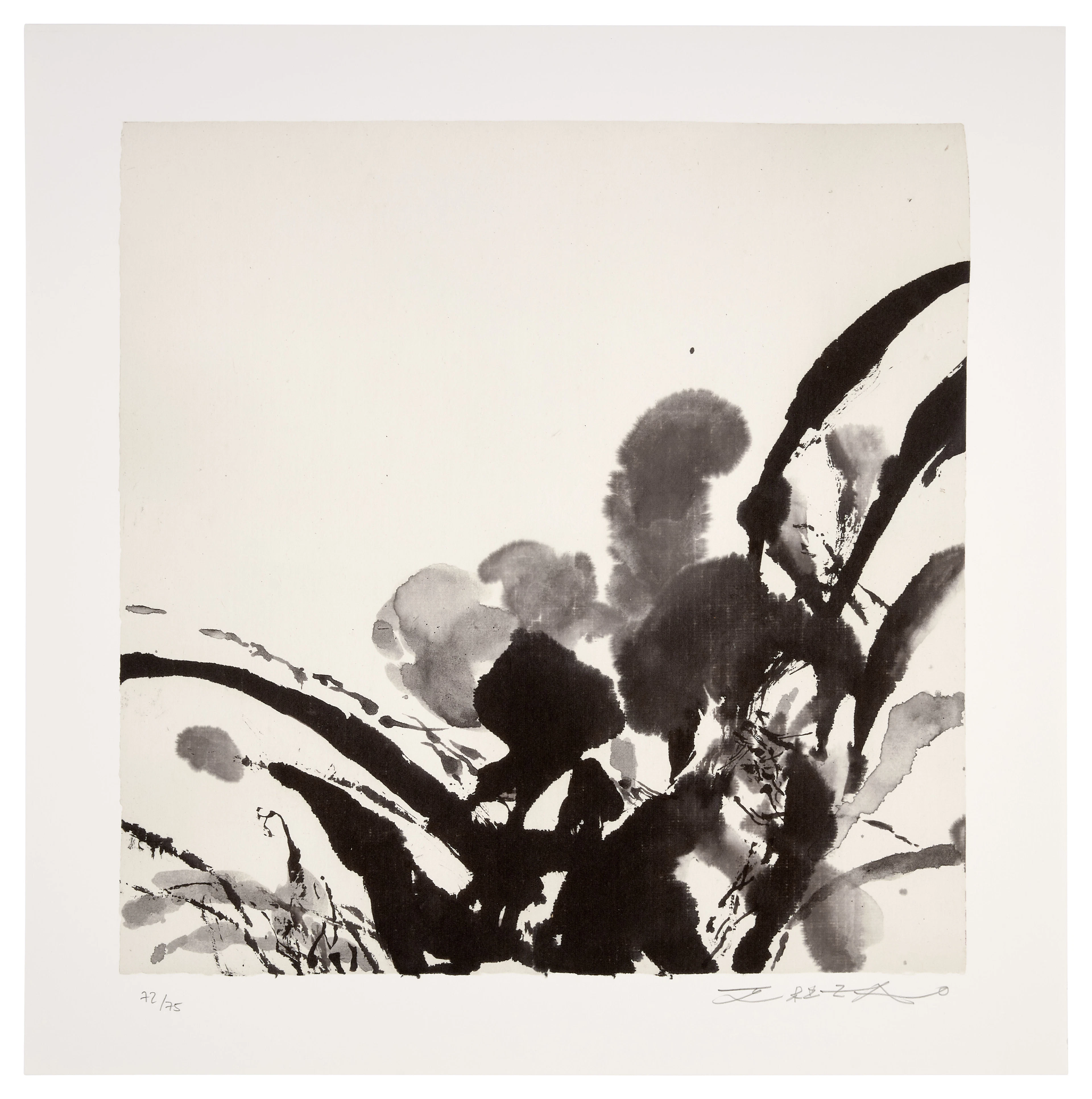L'encre, l'eau, l'air et la couleur (noir) - 2008
