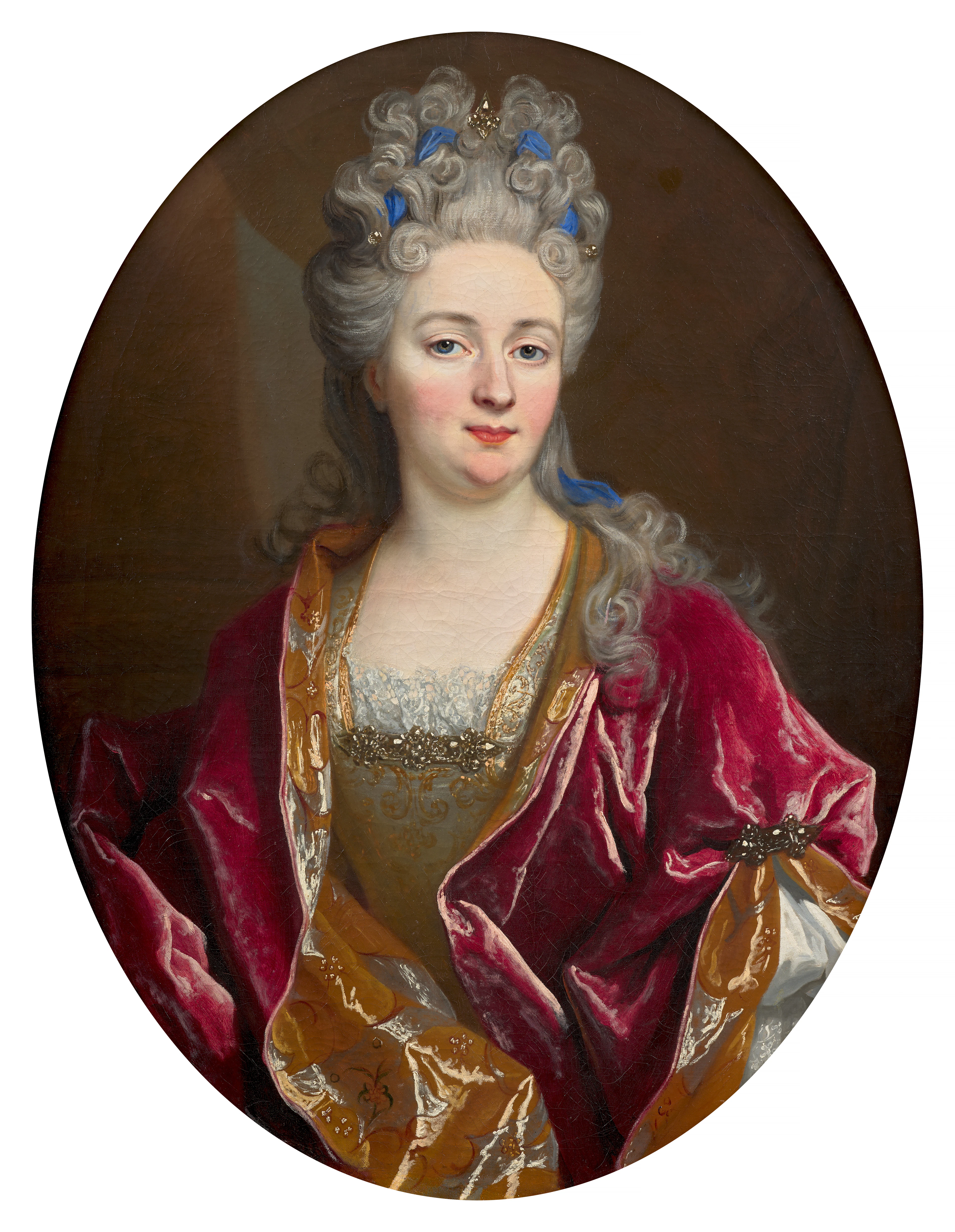 Nicolas de LARGILLIERRE Paris, 1656-1746 Portrait présumé de la marquise