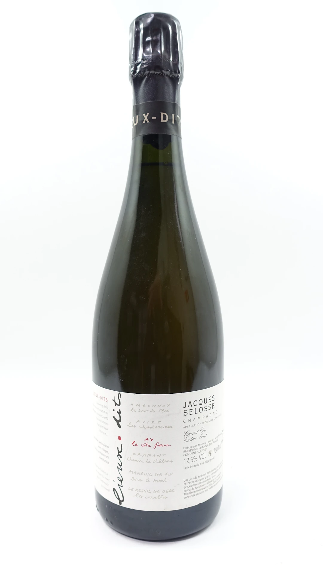 1 bt CHAMPAGNE JACQUES SELOSSE Grand Cru Extra Brut. Lieux-Dits La