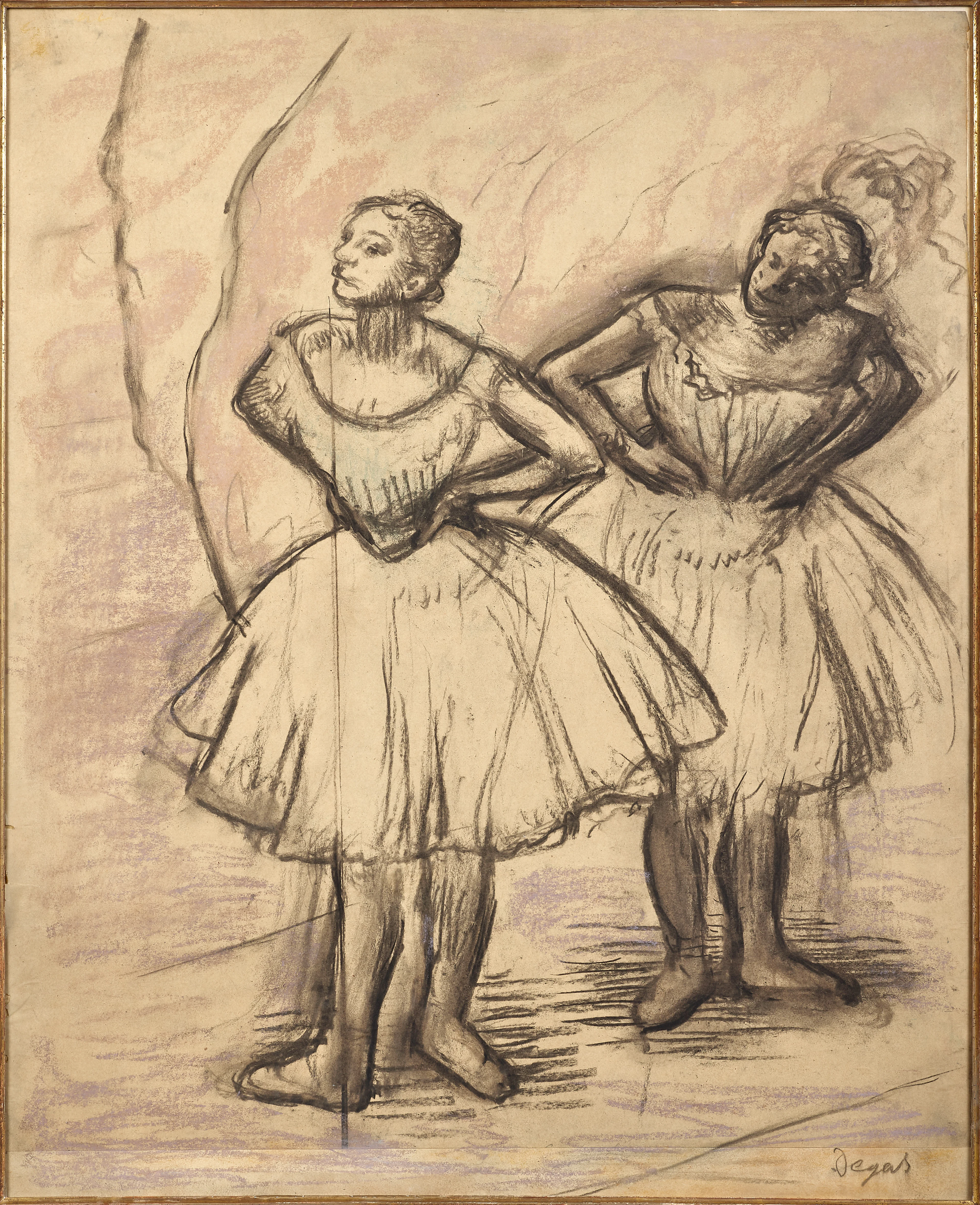 Edgar DEGAS 1834-1917 Deux danseuses - circa 1890