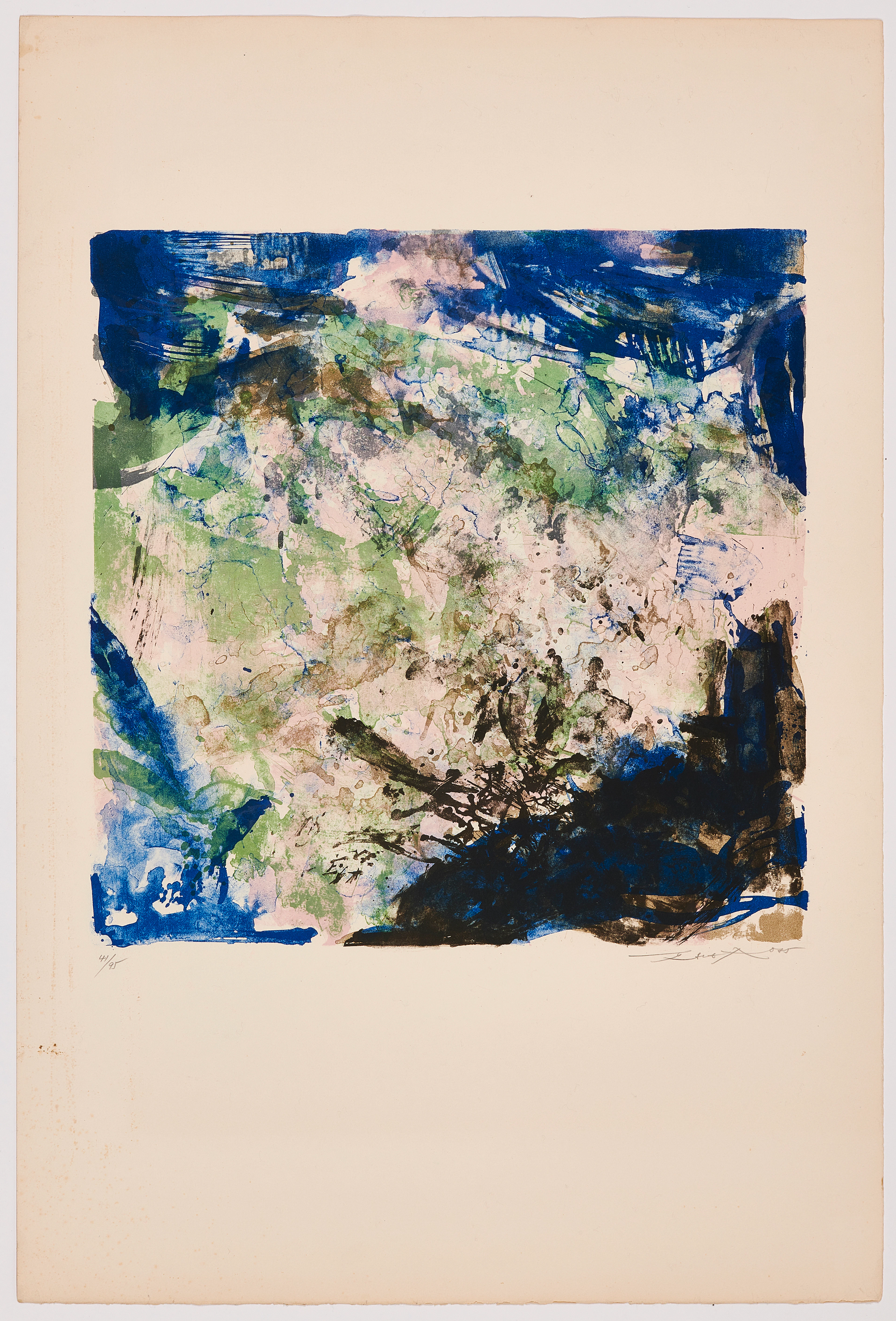 ZAO WOU-KI 1920 - 2013 Sans Titre - 1975