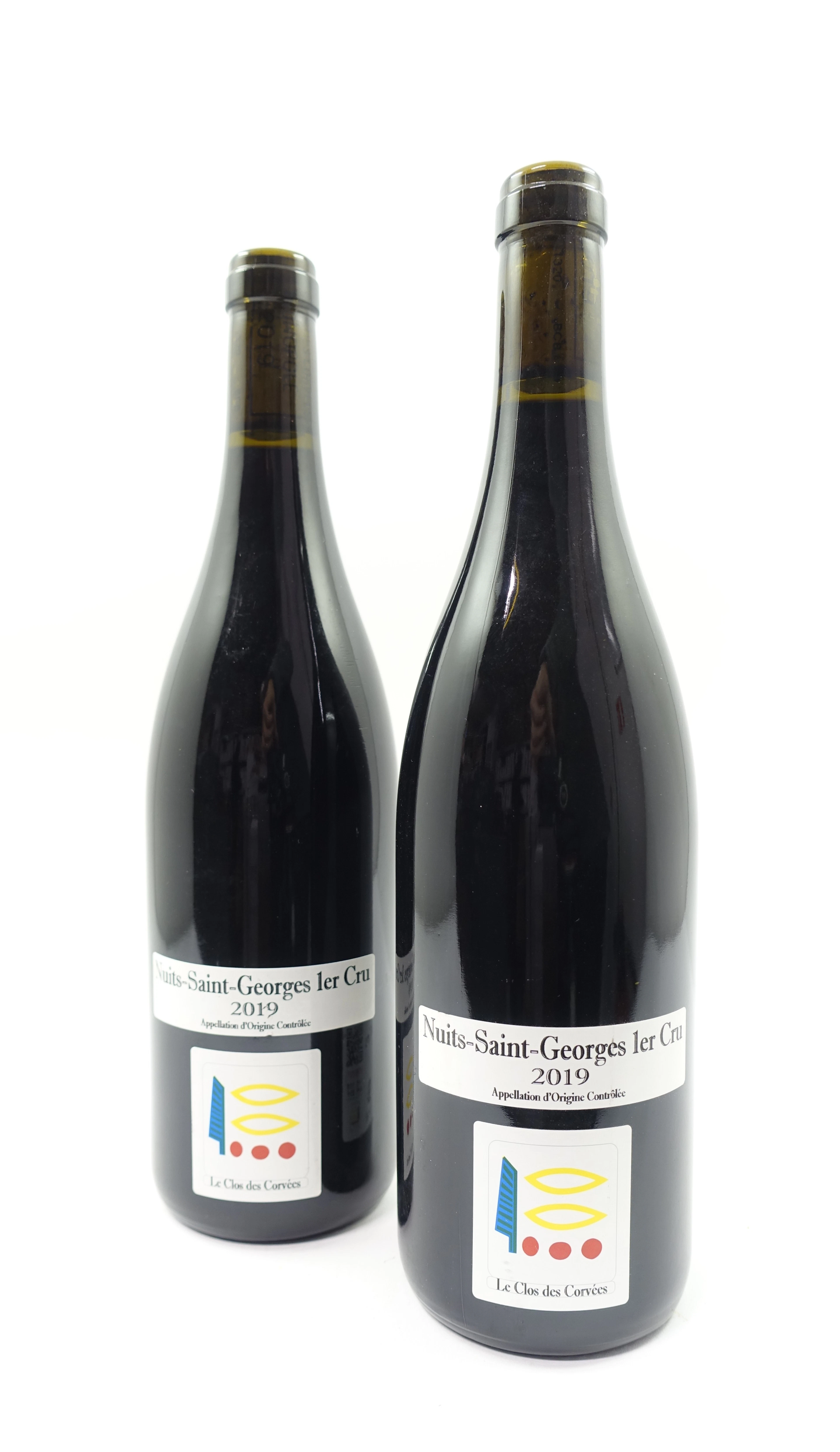 2 bts NUITS SAINT GEORGES 2019 1er Cru Clos des Corvées. Domaine Prieuré Roch