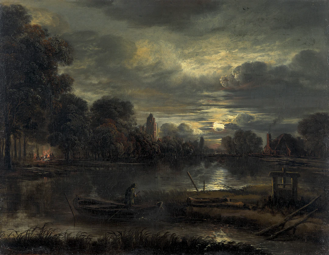 Aert van der NEER Gorinchem, vers 1603 - Amsterdam, 1677 Paysage fluvial