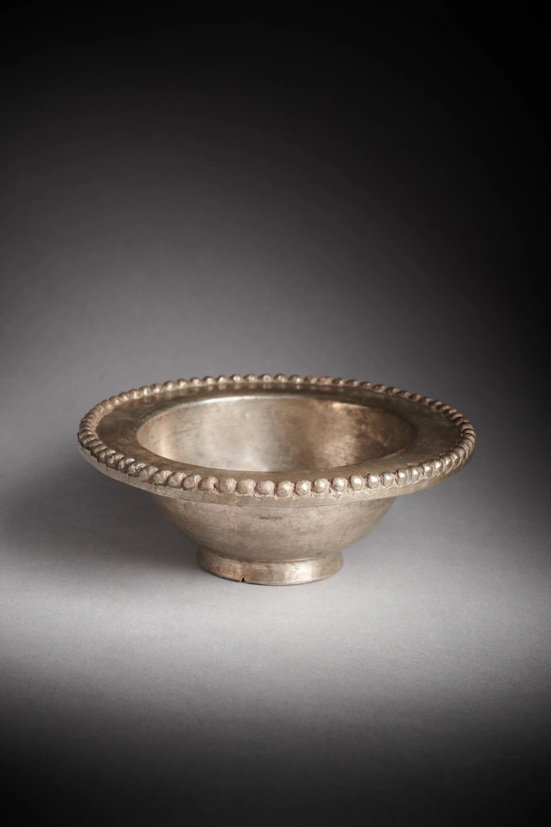 A Roman silver bowl